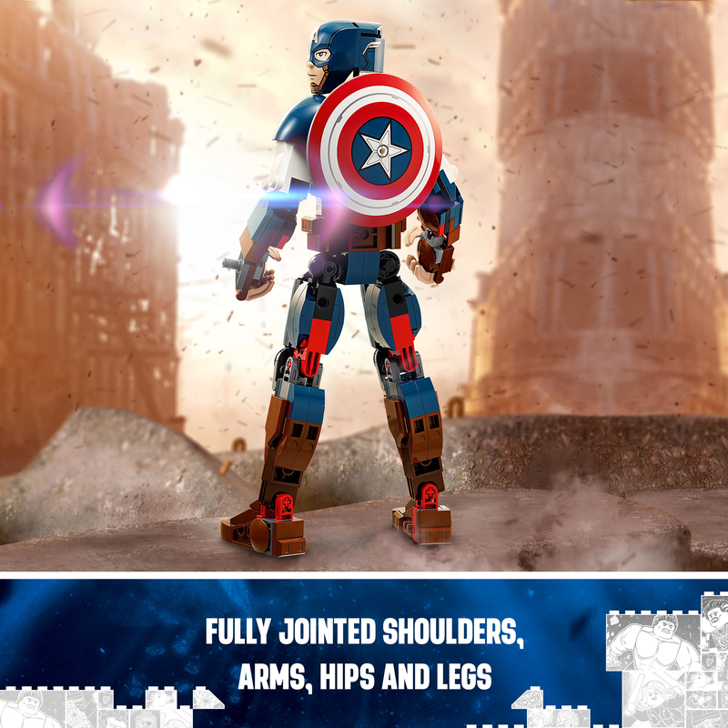LEGO 76258 Super Heroes Captain America Construction Figure