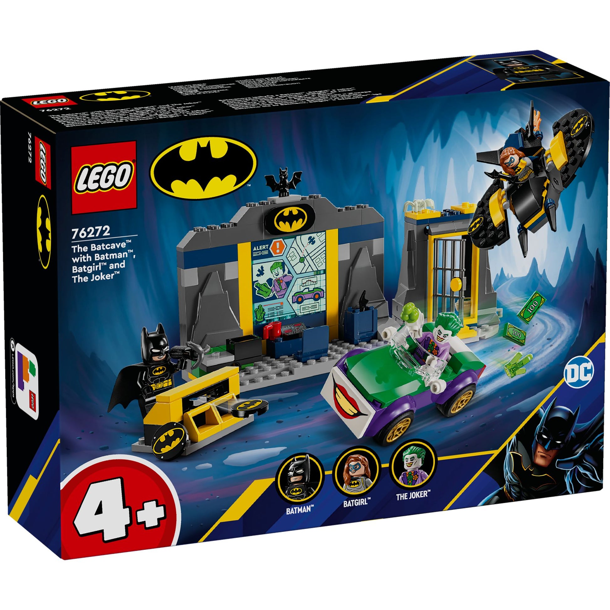 LEGO 76272 Super Heroes The Batcave With Batman, Batgirl And The