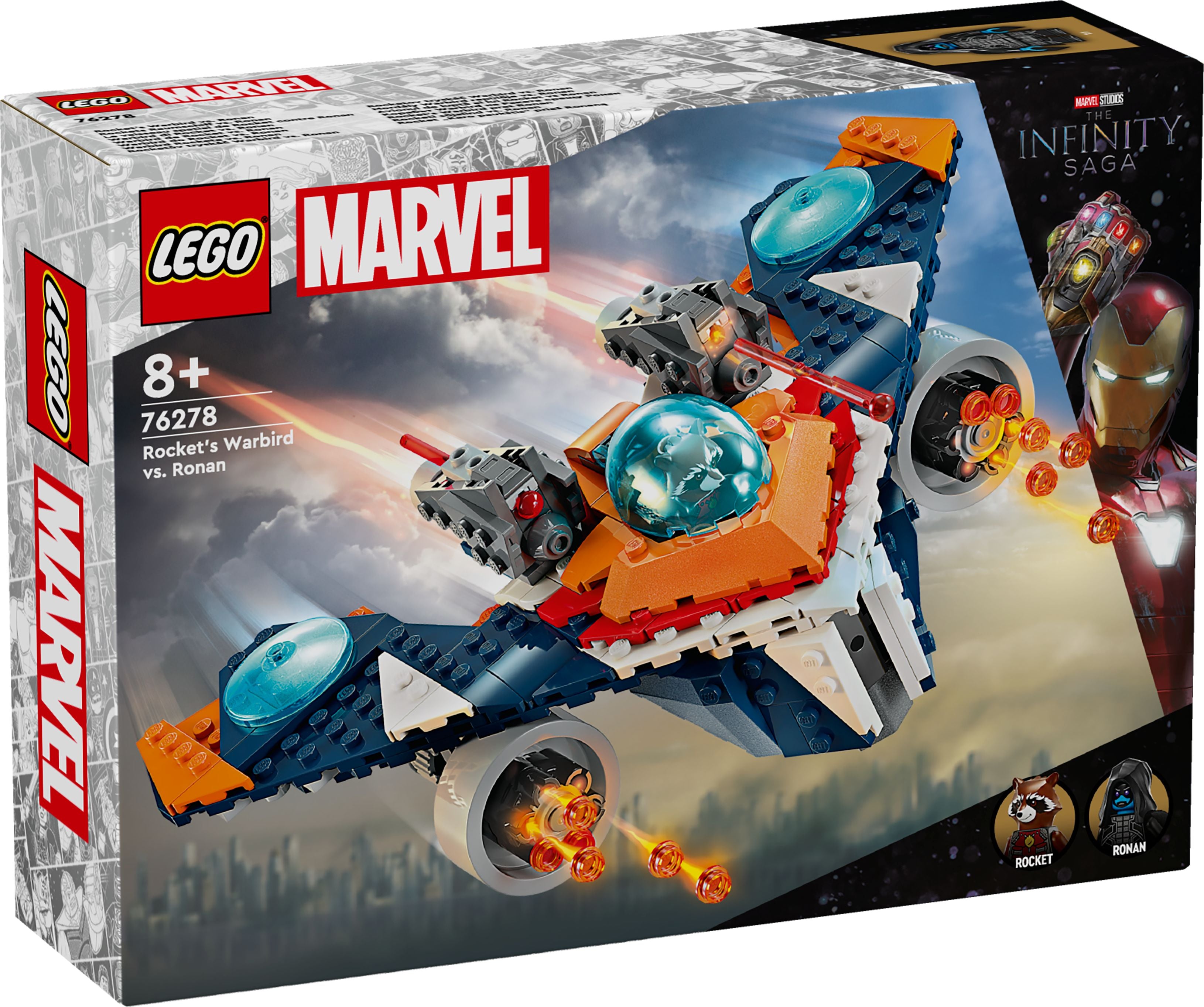 LEGO 76278 Marvel Rockets Warbird Vs. Ronan