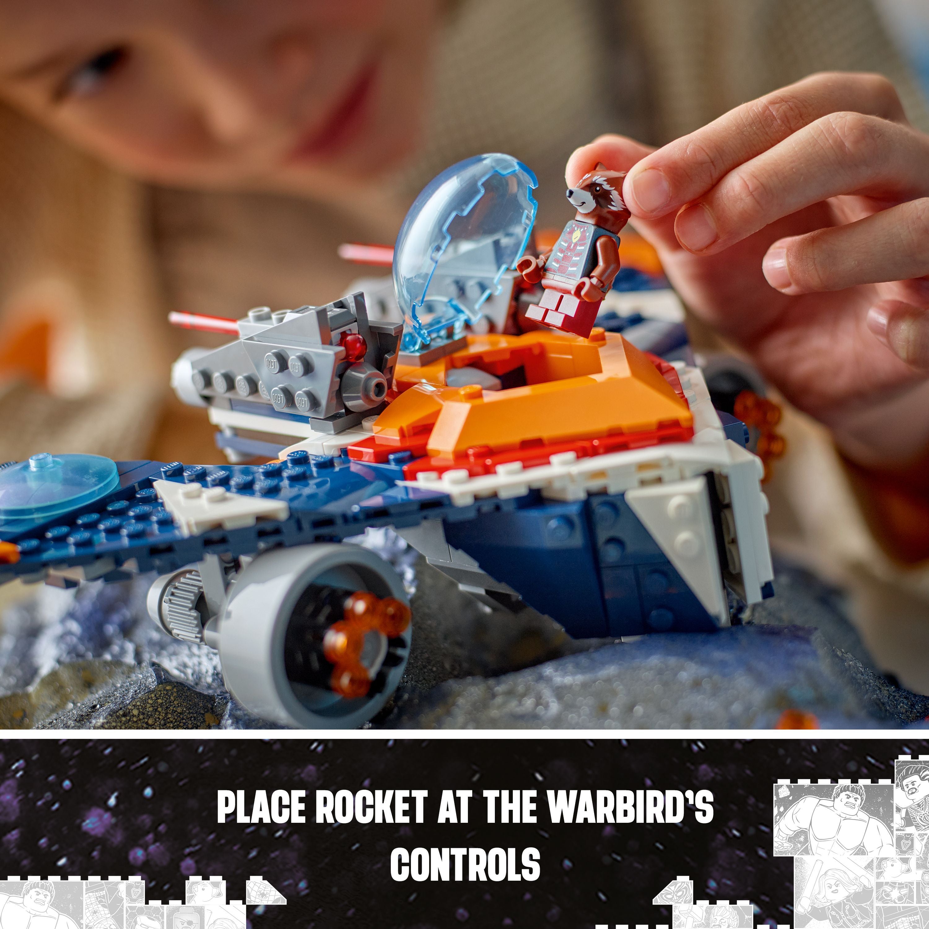LEGO 76278 Marvel Rockets Warbird Vs. Ronan