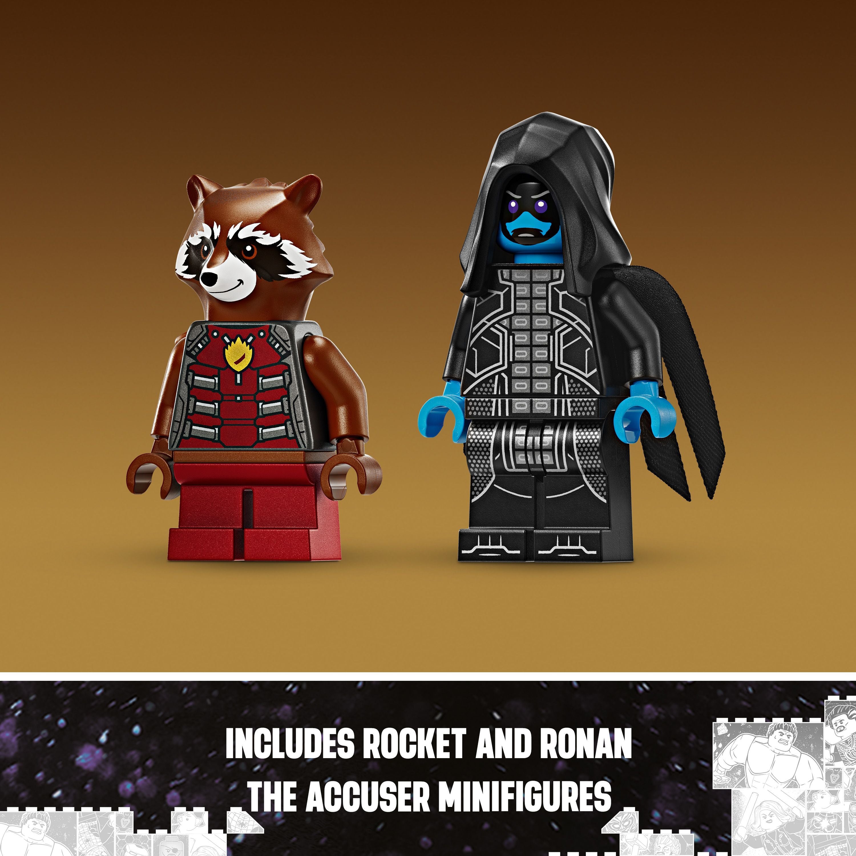 LEGO 76278 Marvel Rockets Warbird Vs. Ronan