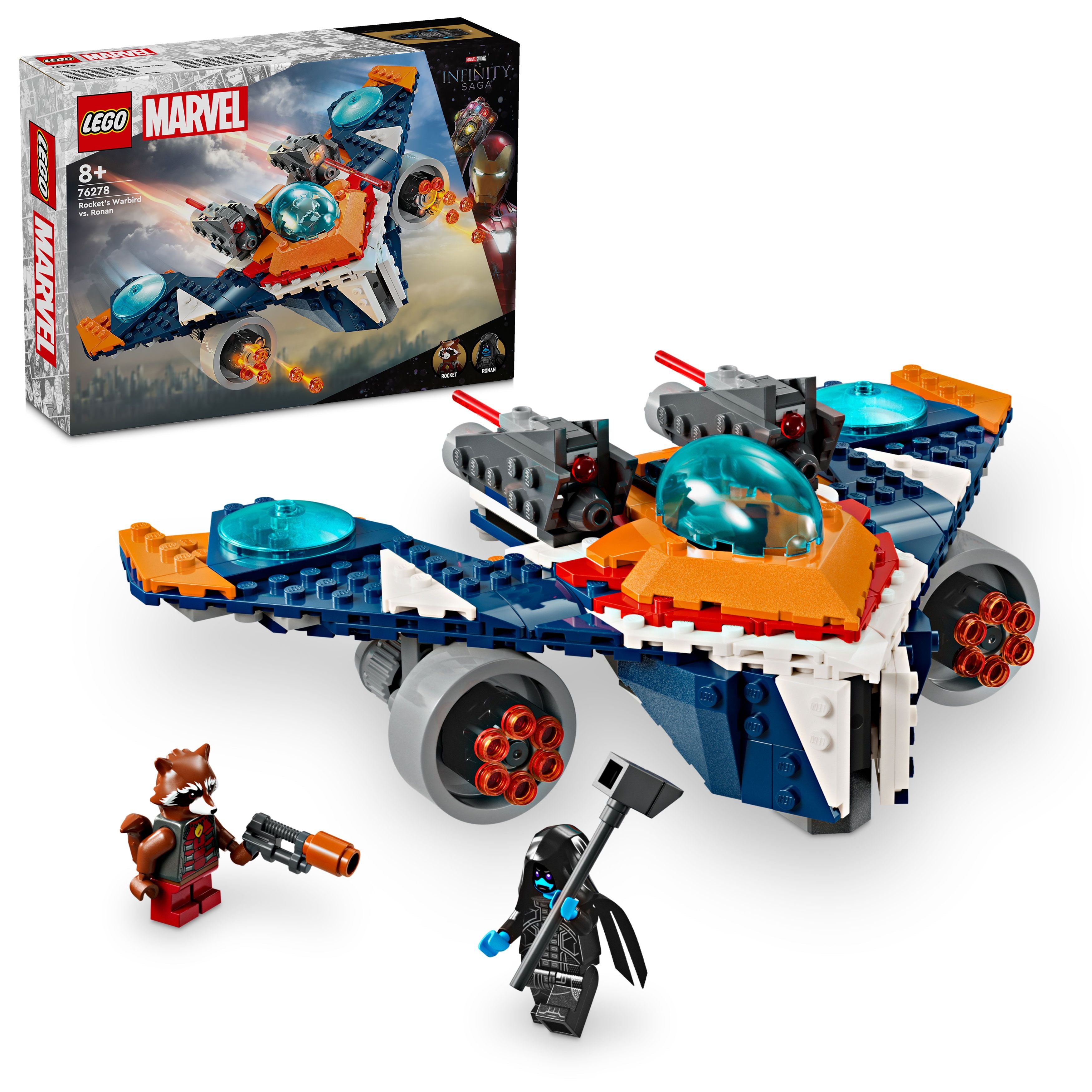 LEGO 76278 Marvel Rockets Warbird Vs. Ronan