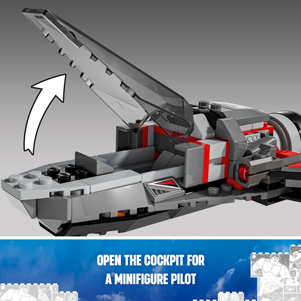 LEGO 76292 Super Heroes Captain America Vs. Red Hulk Battle