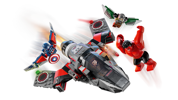 LEGO 76292 Super Heroes Captain America Vs. Red Hulk Battle