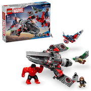 LEGO 76292 Super Heroes Captain America Vs. Red Hulk Battle