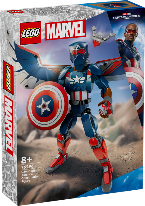 LEGO 76296 Super Heroes New Captain America Construction Figure
