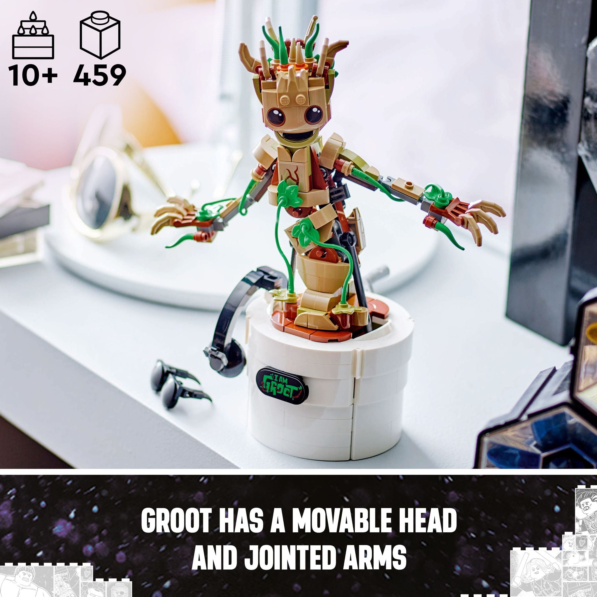 LEGO 76297 Marvel Super Heroes Dancing Groot