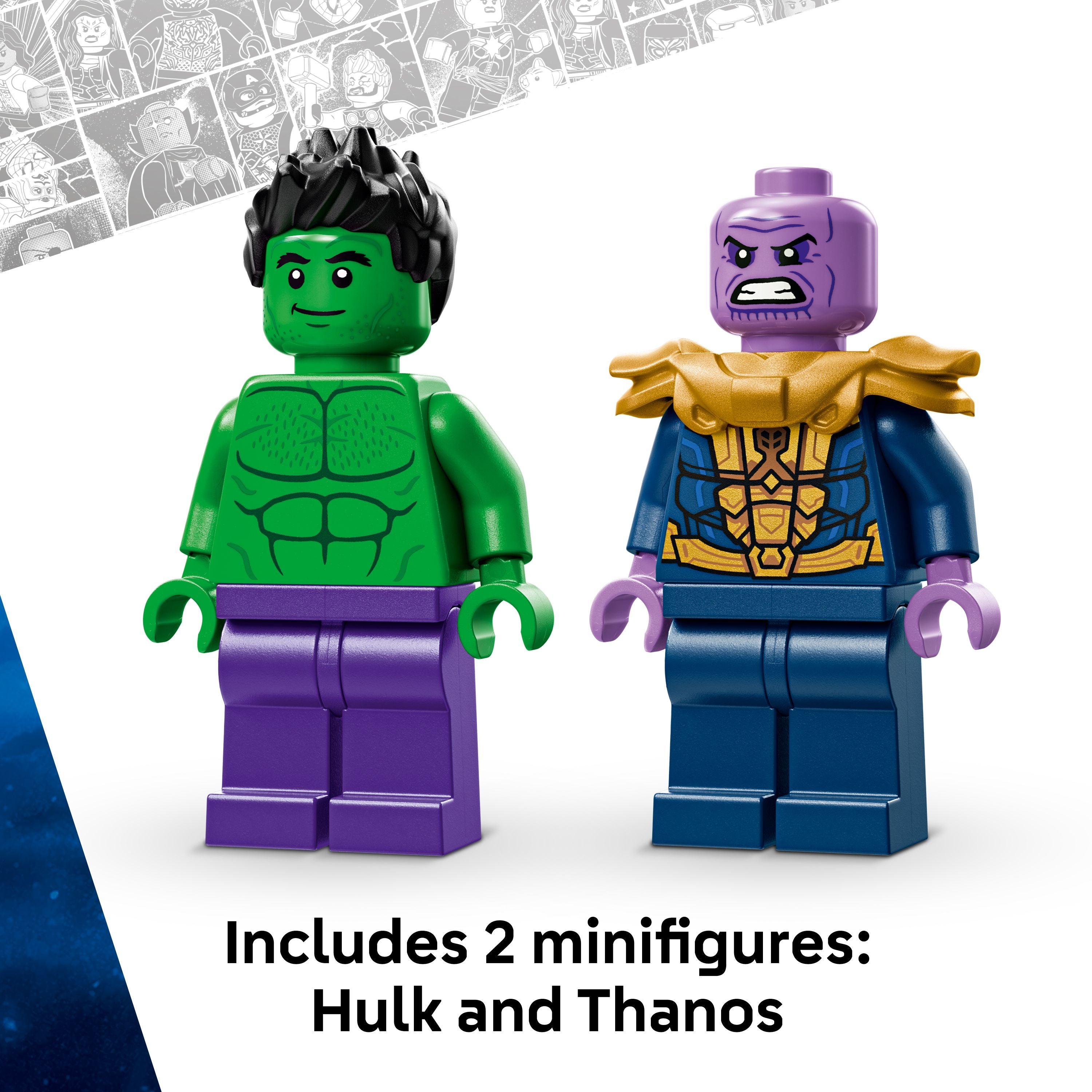 LEGO 76312 Super Heroes The Hulk Truck vs. Thanos