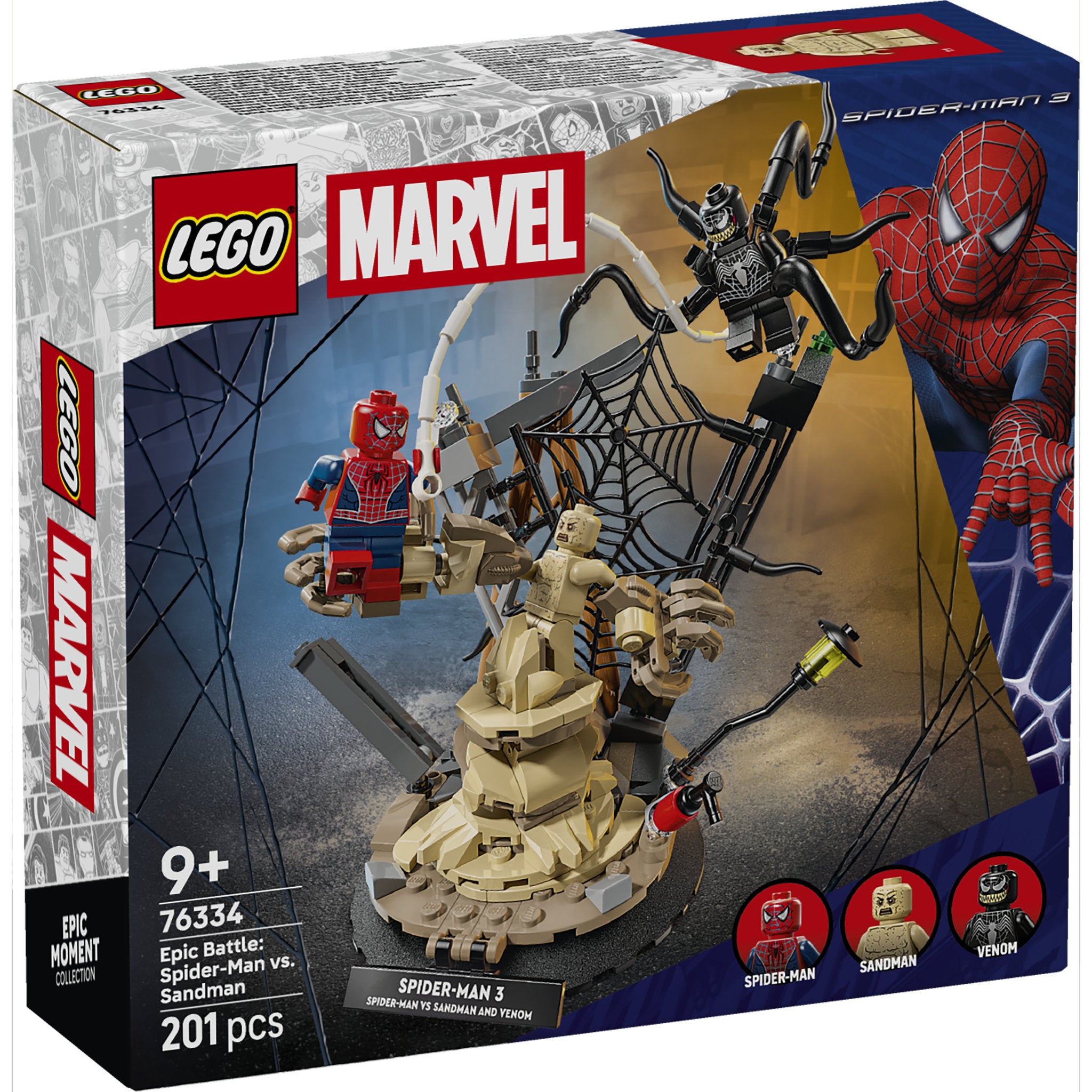 LEGO 76334 Super Heroes Marvel Epic Battle: Spider-Man vs. Sandman - Toyworld Australia