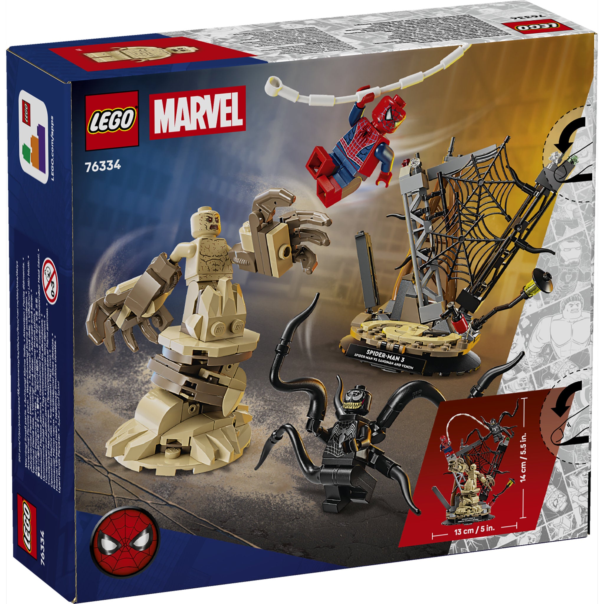 LEGO 76334 Super Heroes Marvel Epic Battle: Spider-Man vs. Sandman - Toyworld Australia