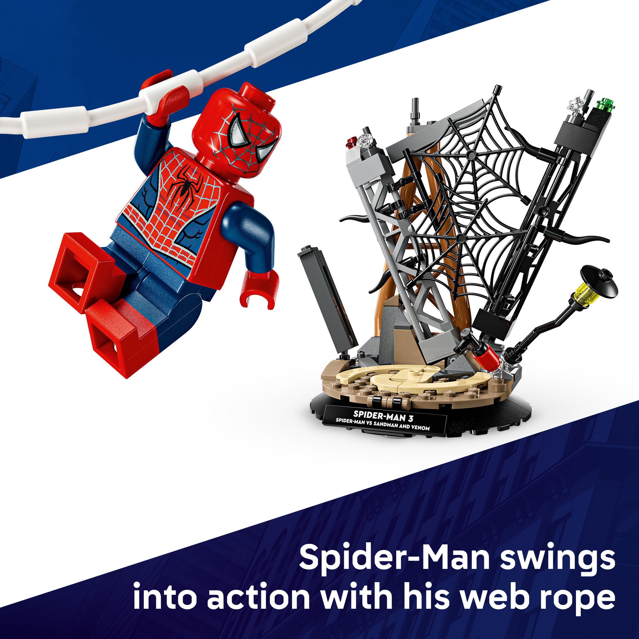 LEGO 76334 Super Heroes Marvel Epic Battle: Spider-Man vs. Sandman - Toyworld Australia