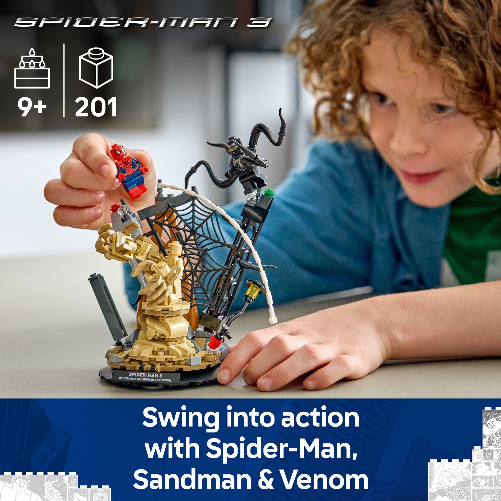 LEGO 76334 Super Heroes Marvel Epic Battle: Spider-Man vs. Sandman - Toyworld Australia