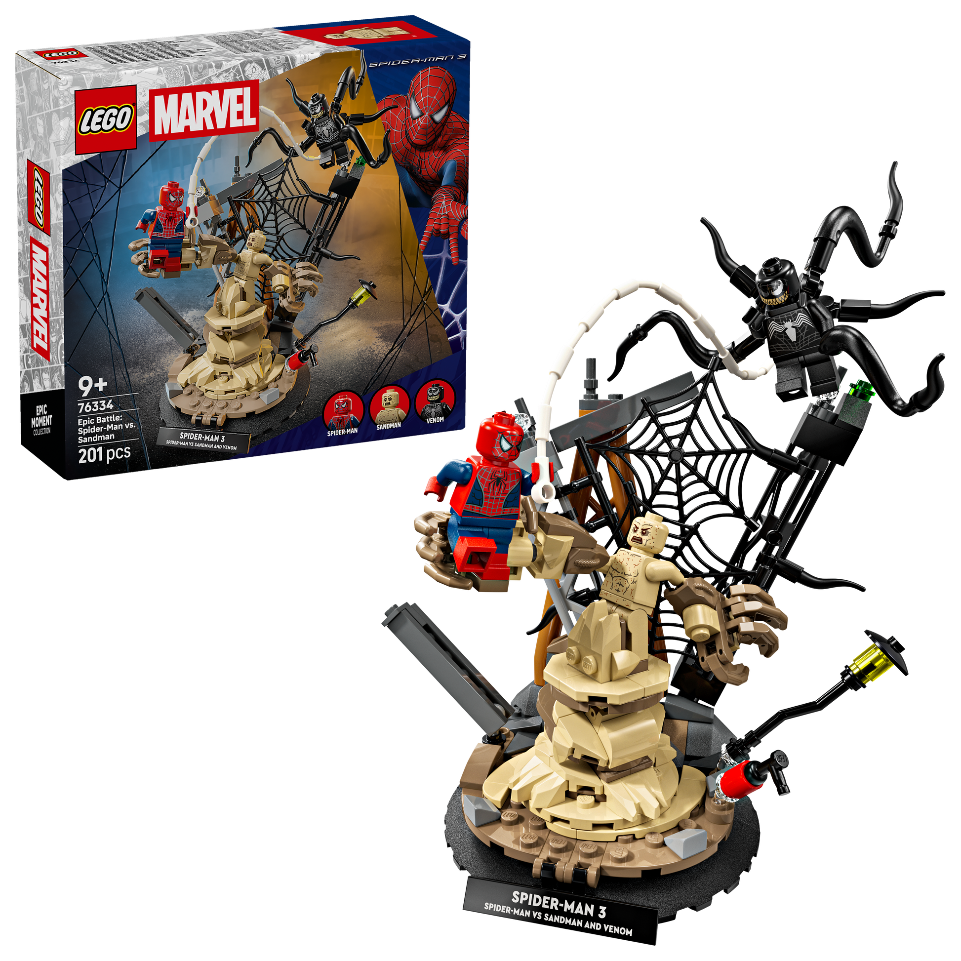 LEGO 76334 Super Heroes Marvel Epic Battle: Spider-Man vs. Sandman - Toyworld Australia