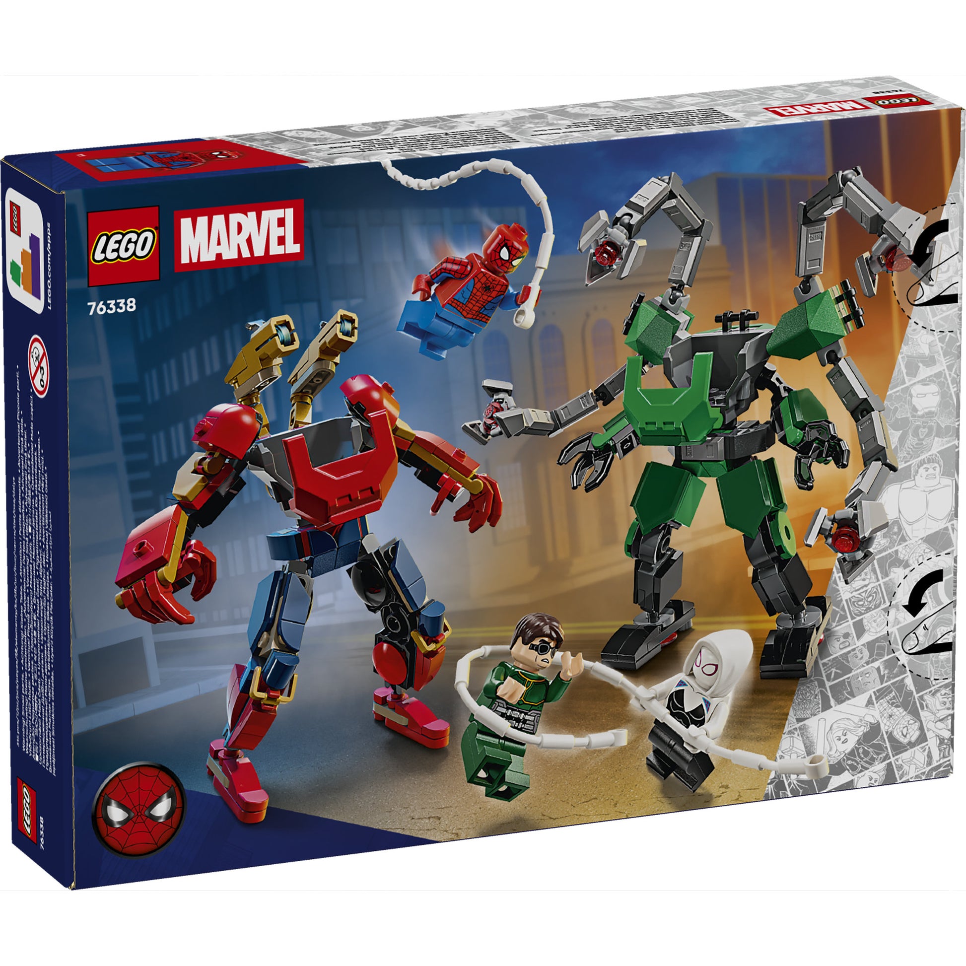LEGO 76338 Marvel Super Heroes Mech Battle: Spider-Man vs. Doc Ock - Toyworld Australia
