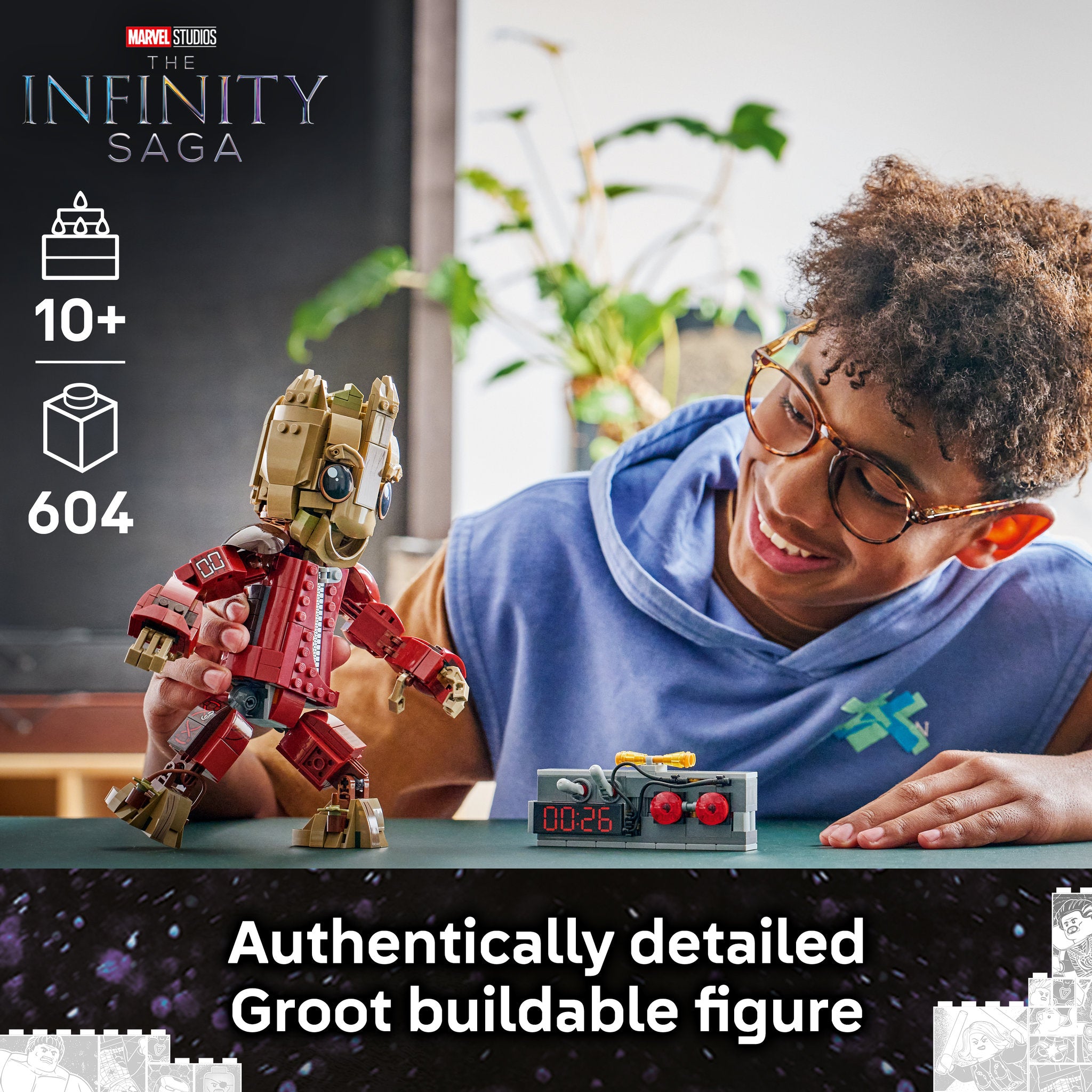 LEGO 76341 Marvel Super Heroes Ravager Jumpsuit Groot