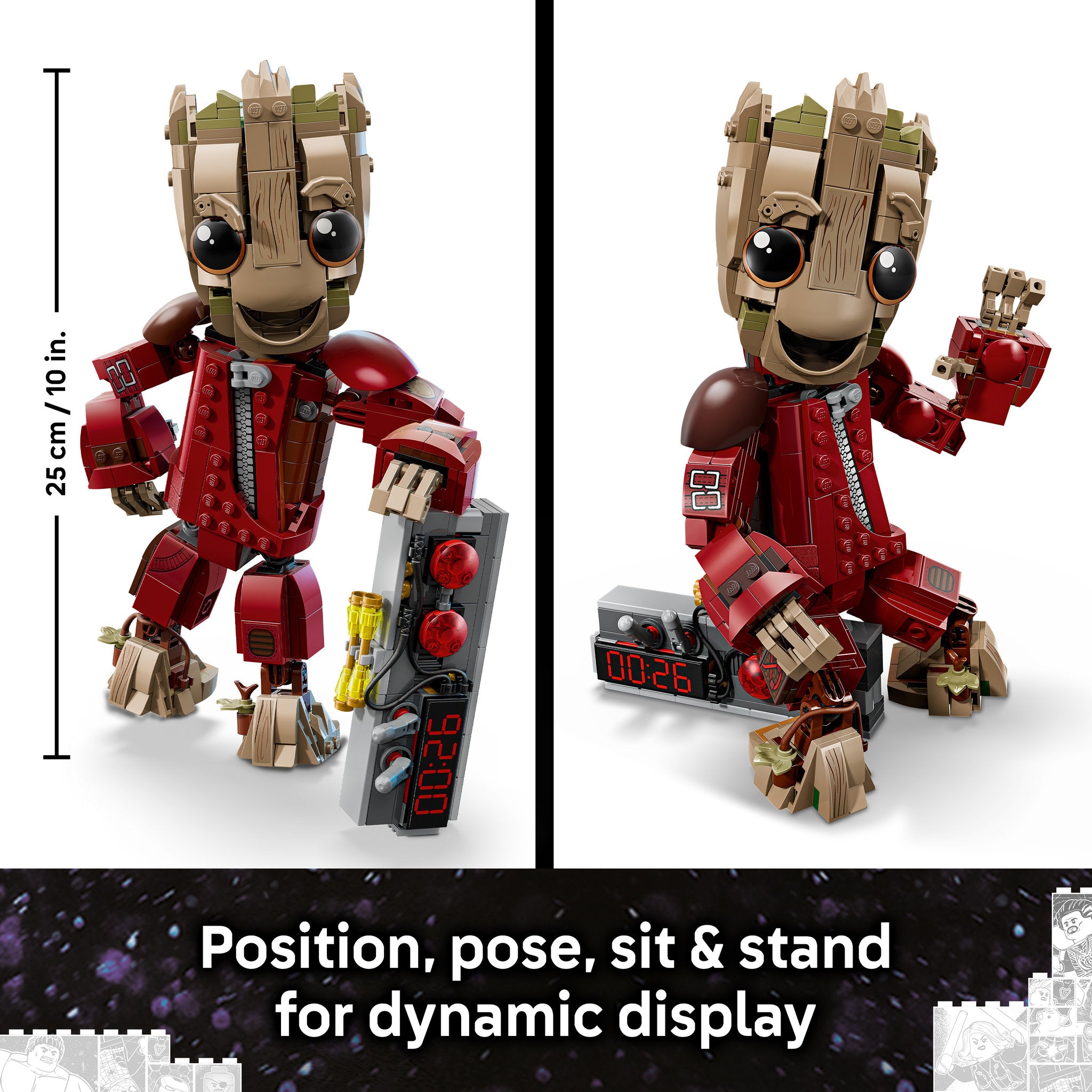 LEGO 76341 Marvel Super Heroes Ravager Jumpsuit Groot