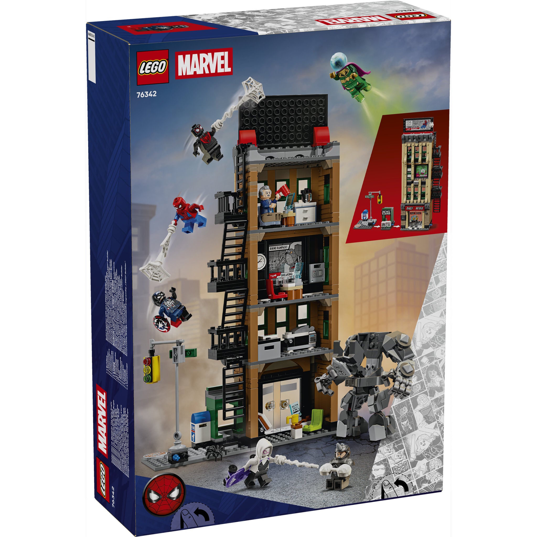 LEGO 76342 Super Heroes Marvel Spider-Man vs. Mysterio: The Daily Bugle