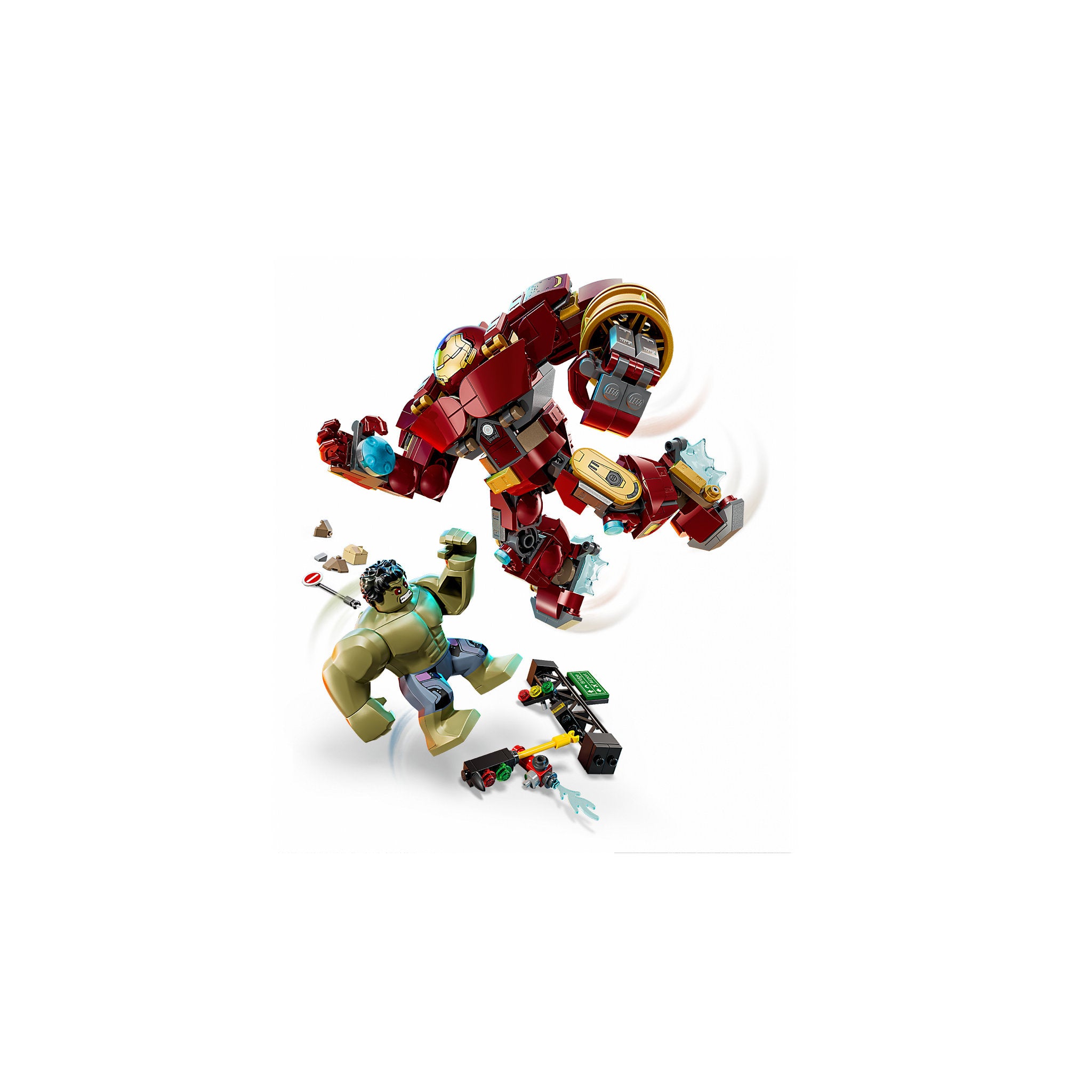 LEGO 76343 Marvel Super Heroes Epic Battle: Hulkbuster vs. The Hulk - Toyworld Australia