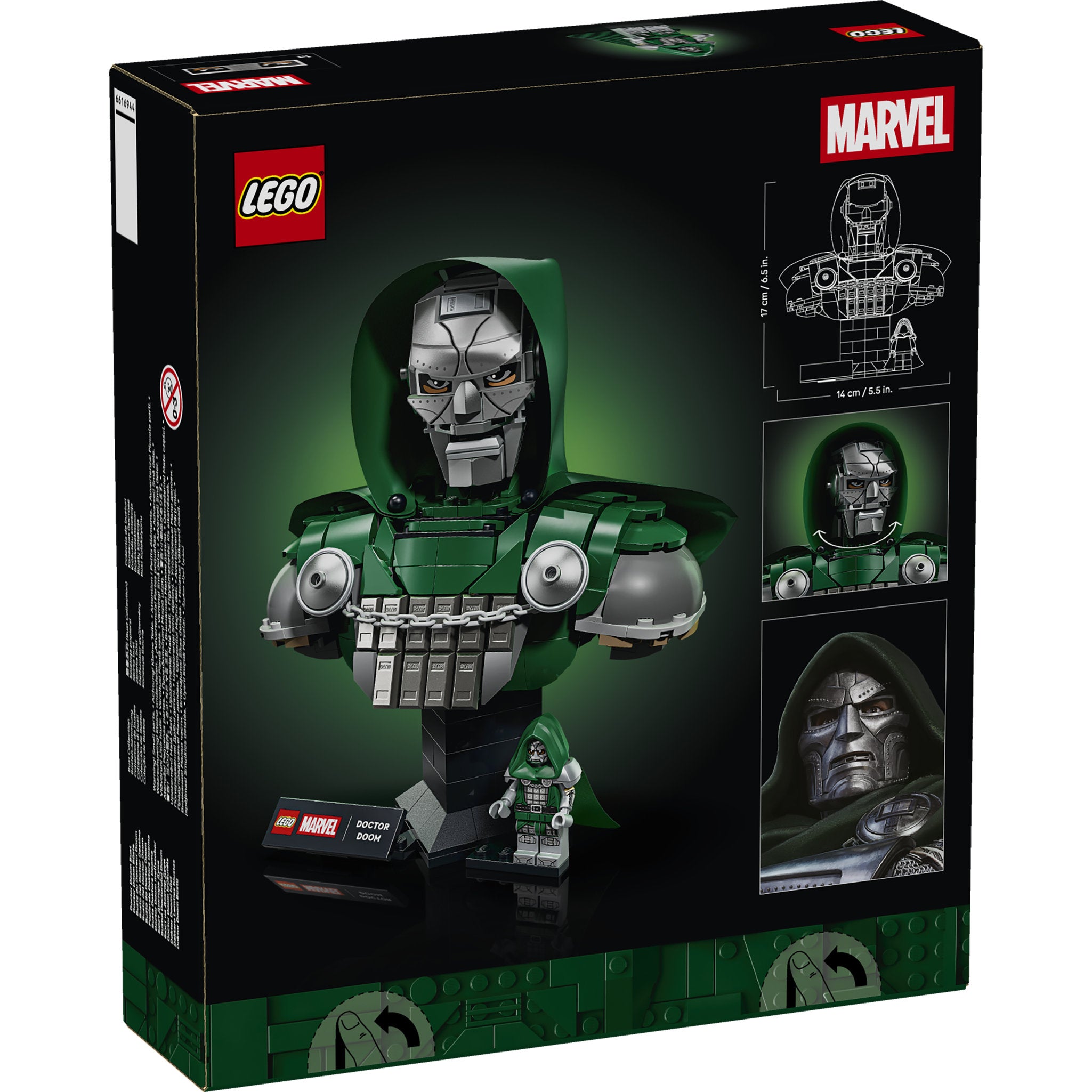 LEGO 76345 Marvel Doctor Doom Bust