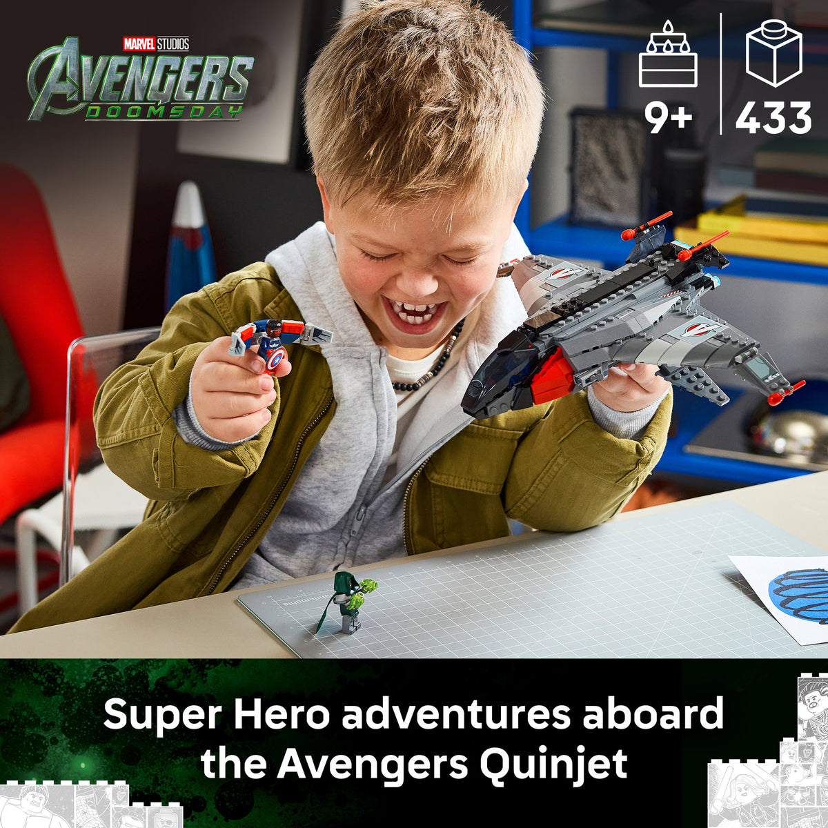 LEGO 76347 Marvel Avengers: Doomsday Quinjet