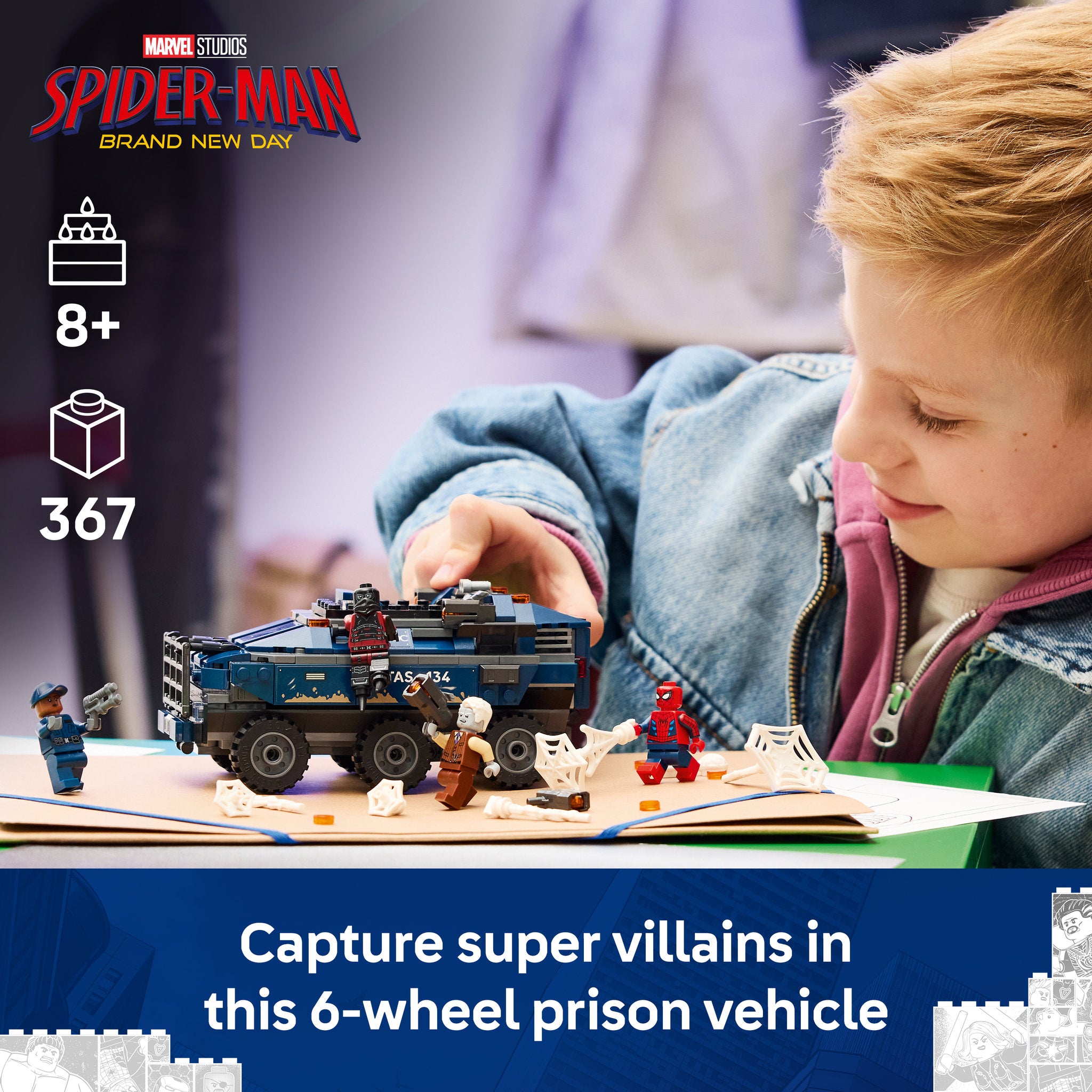 LEGO 76349 Super Heroes Prison Transport Chase