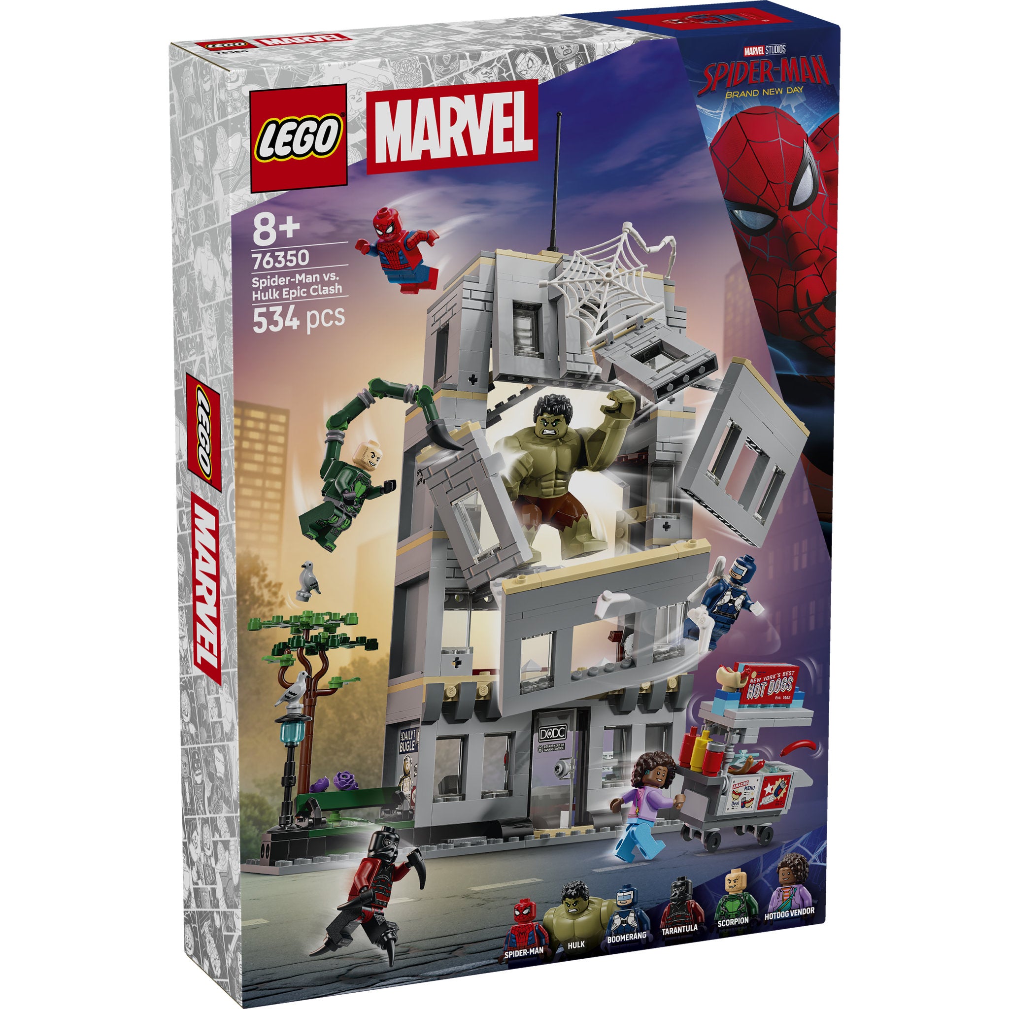 LEGO 76350 Super Heroes Spider-Man vs. Hulk Epic Clash