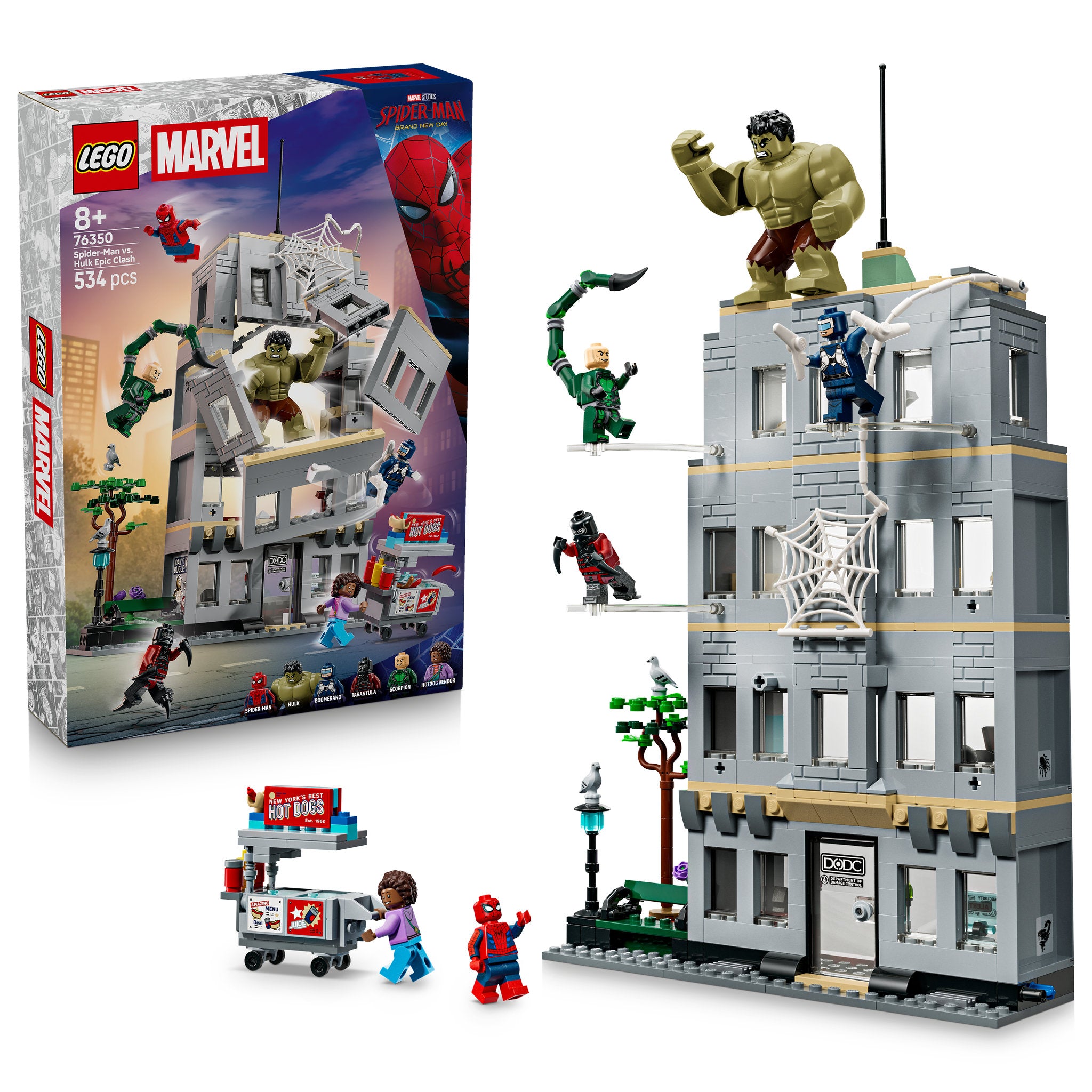 LEGO 76350 Super Heroes Spider-Man vs. Hulk Epic Clash