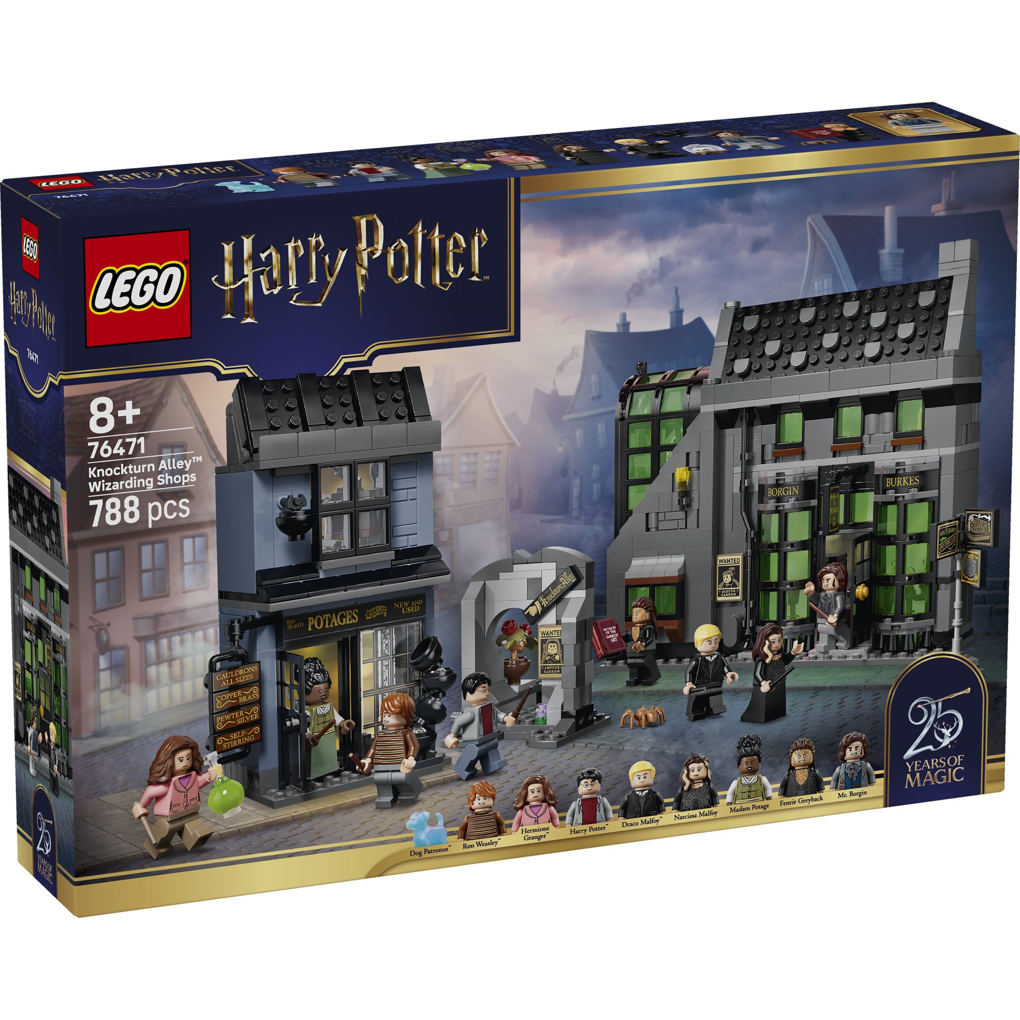 LEGO 76471 Harry Potter Knockturn Alley Wizarding Shops