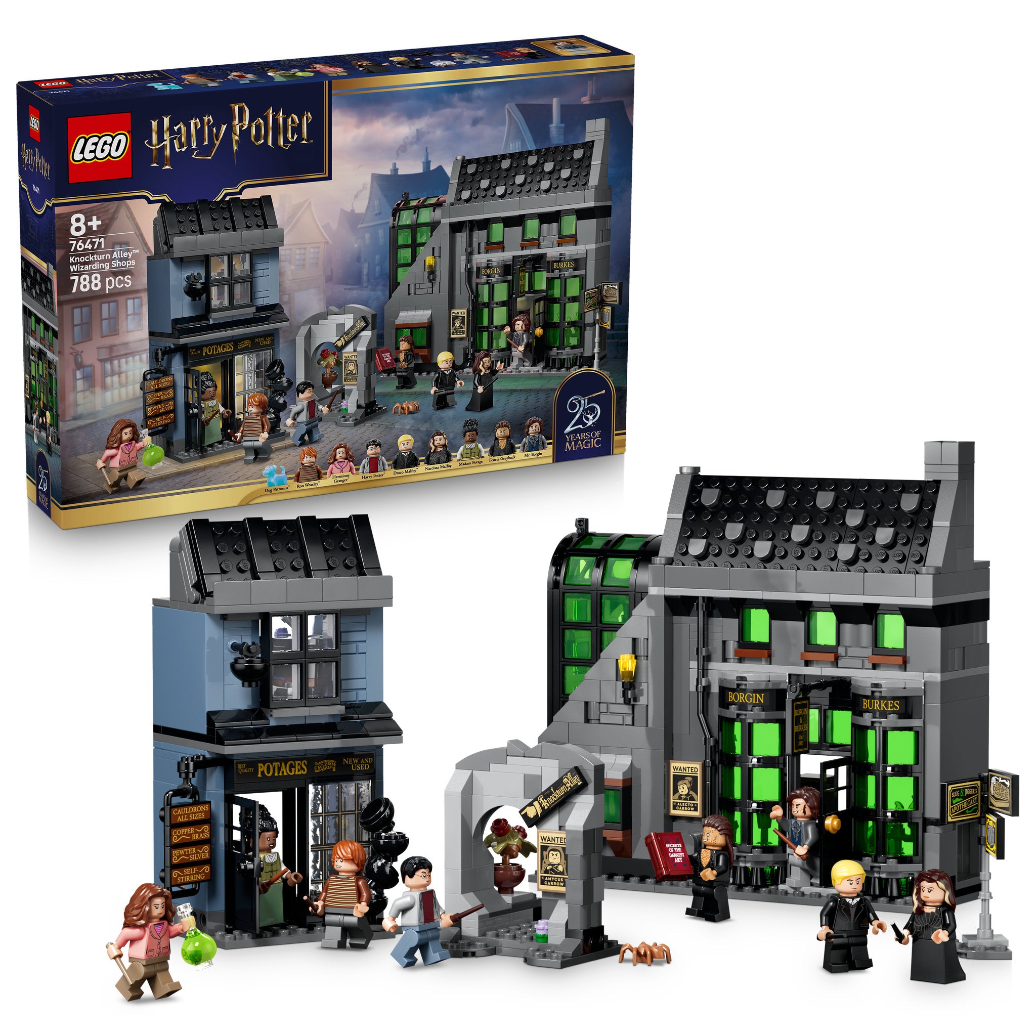 LEGO 76471 Harry Potter Knockturn Alley Wizarding Shops