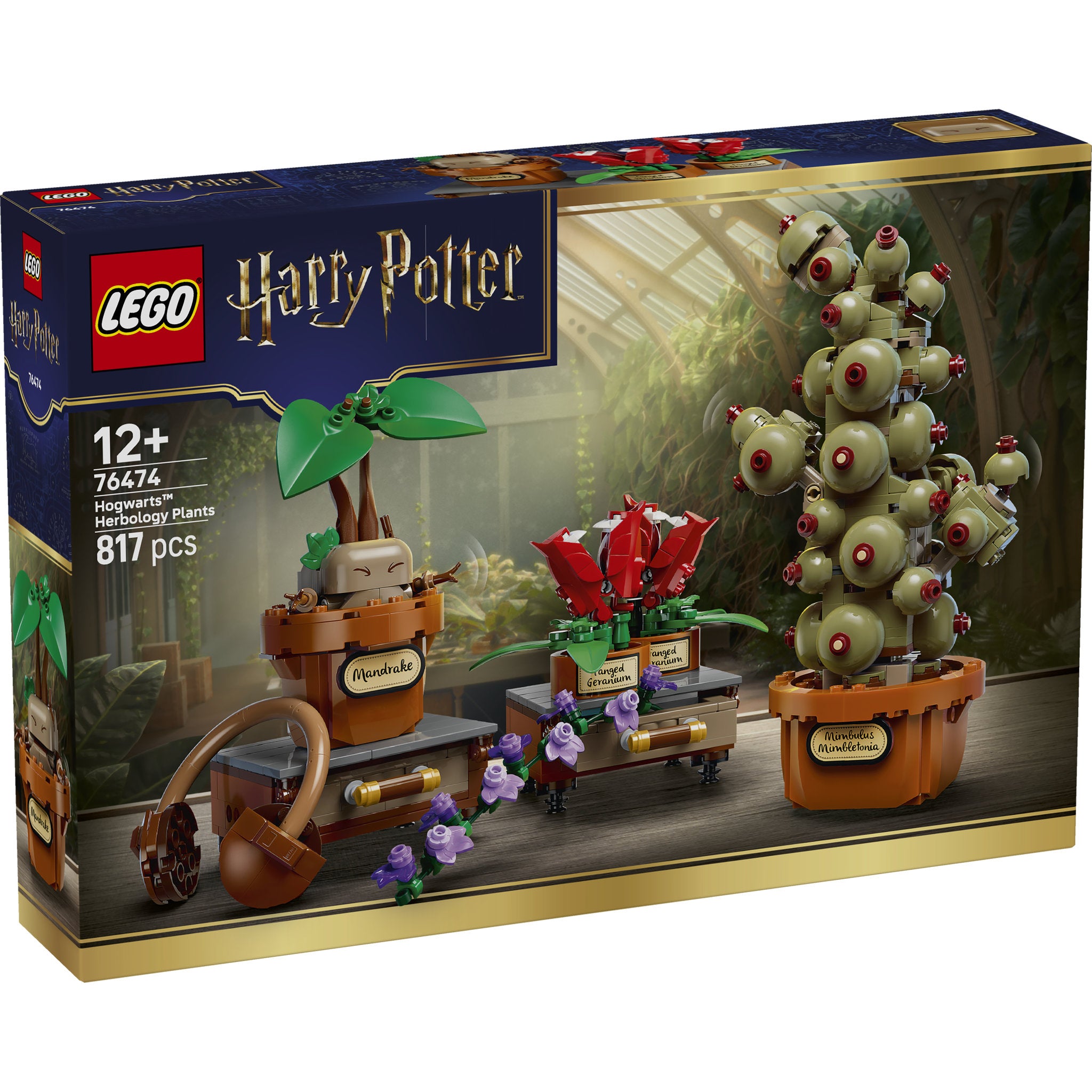LEGO 76474 Harry Potter Hogwarts Herbology Plants