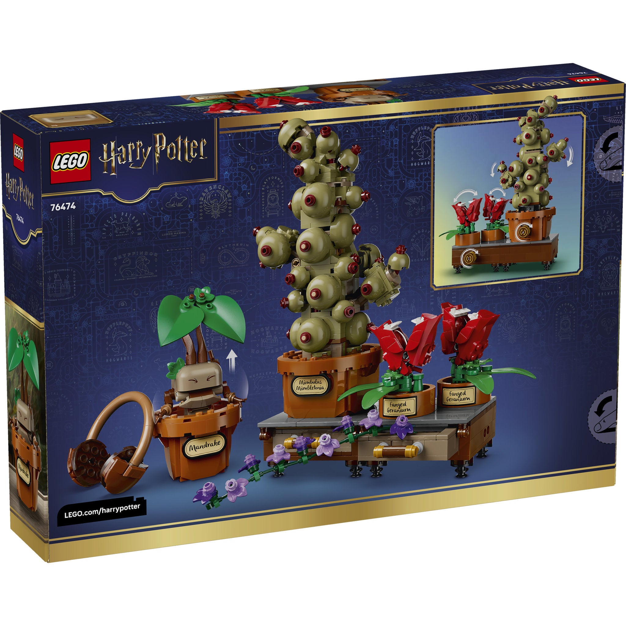 LEGO 76474 Harry Potter Hogwarts Herbology Plants