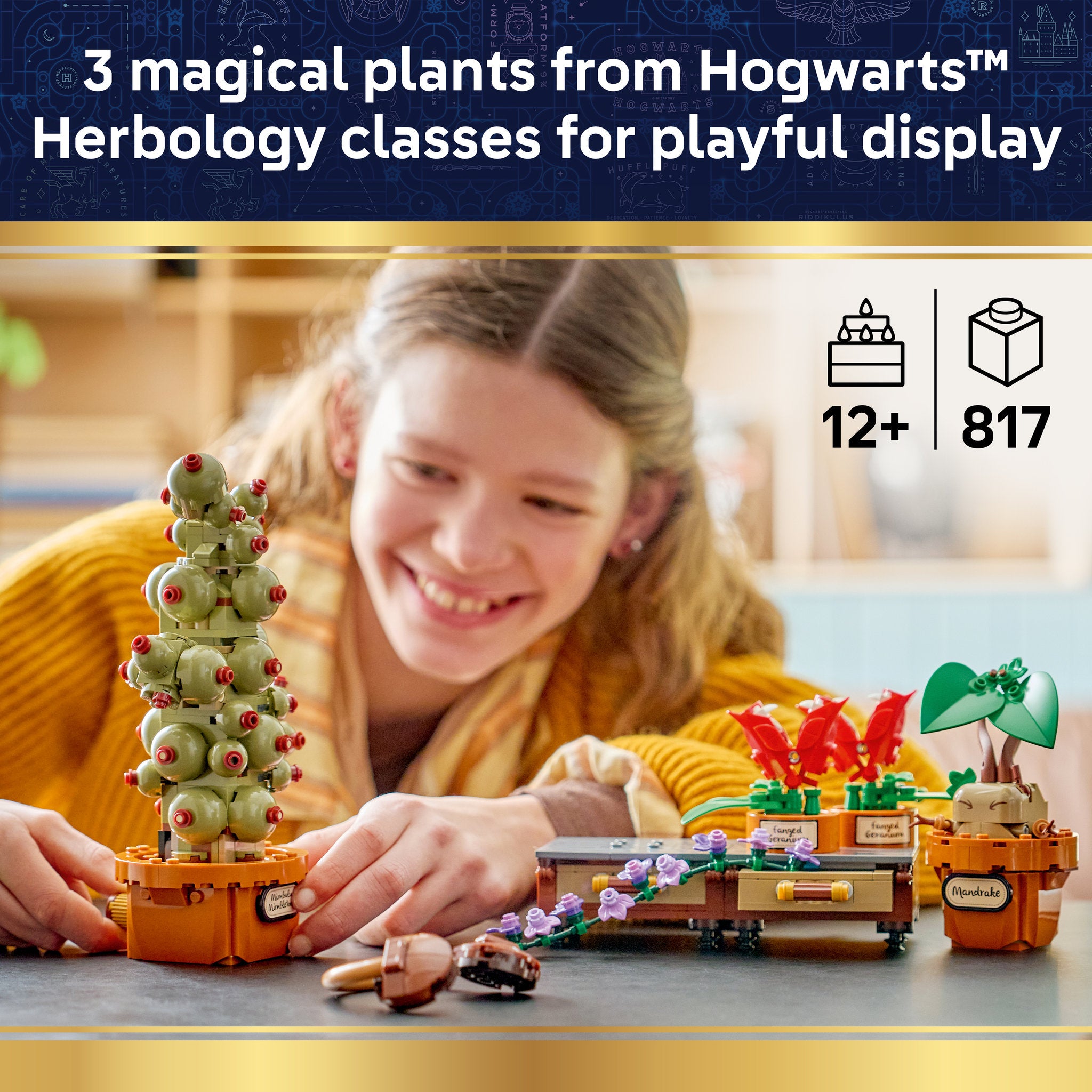 LEGO 76474 Harry Potter Hogwarts Herbology Plants
