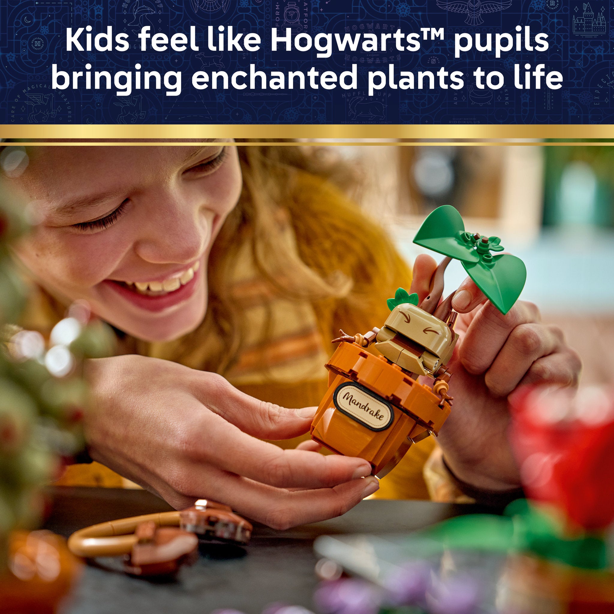 LEGO 76474 Harry Potter Hogwarts Herbology Plants