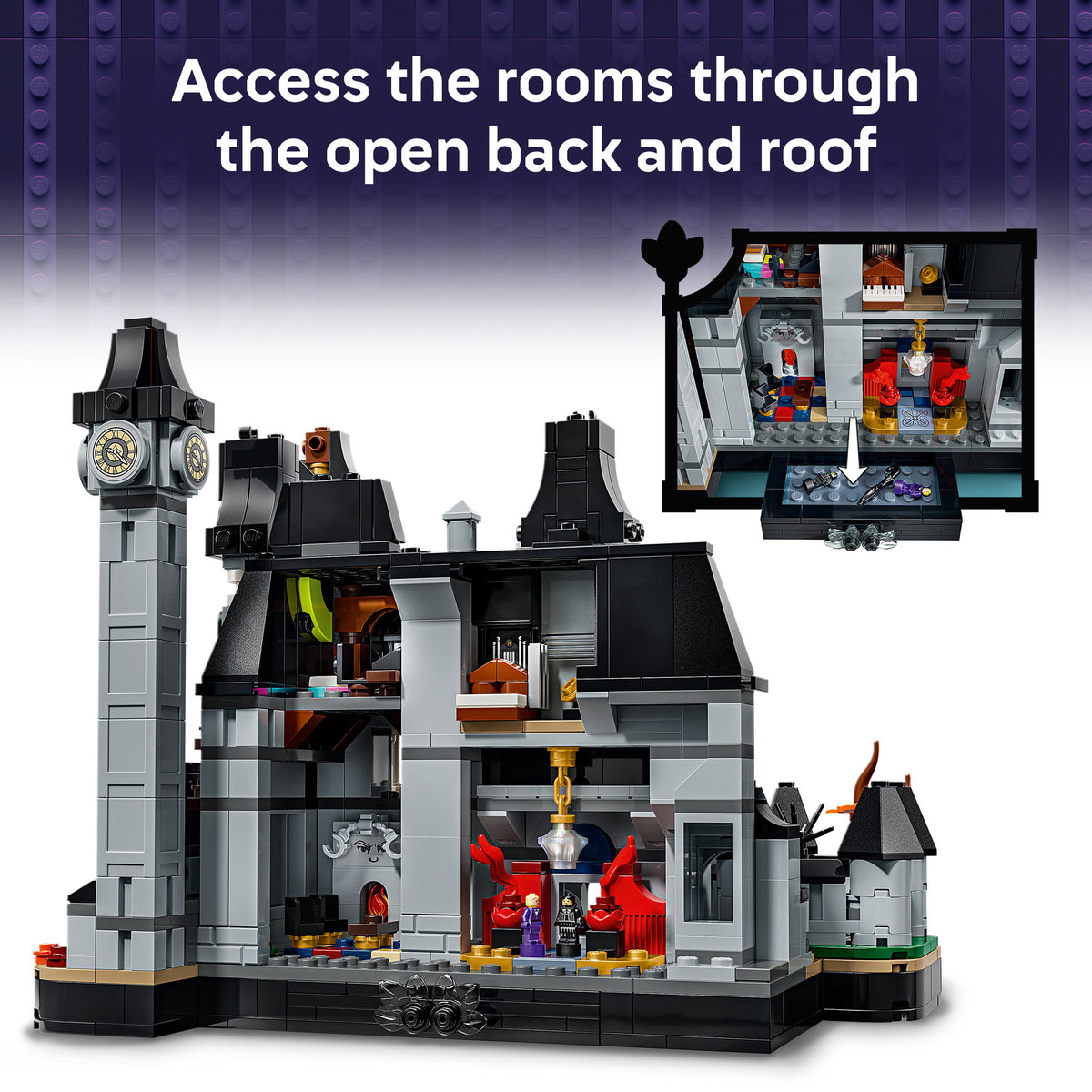 LEGO 76788 Wednesday Nevermore Academy