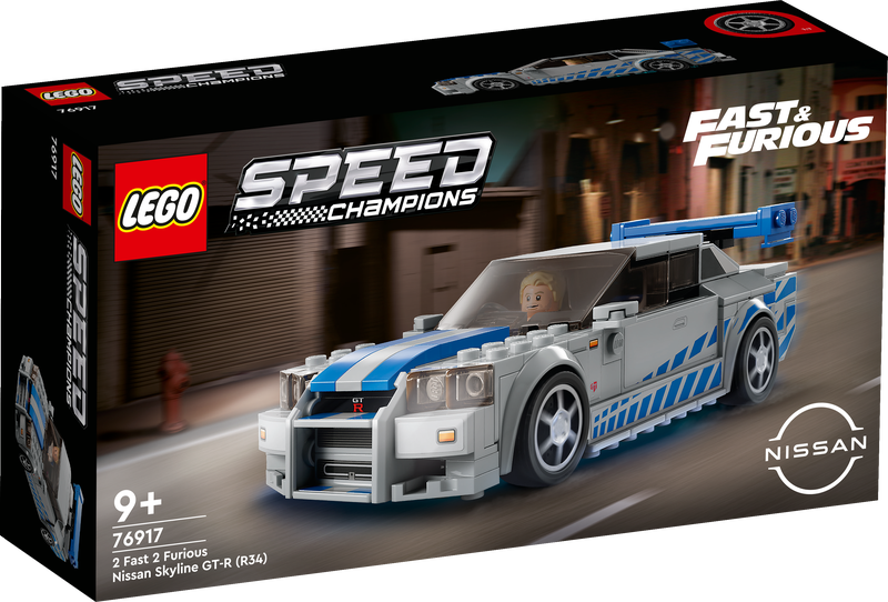 LEGO 76917 Speed Champions 2 Fast 2 Furious Nissan Skyline GT-R (R34)