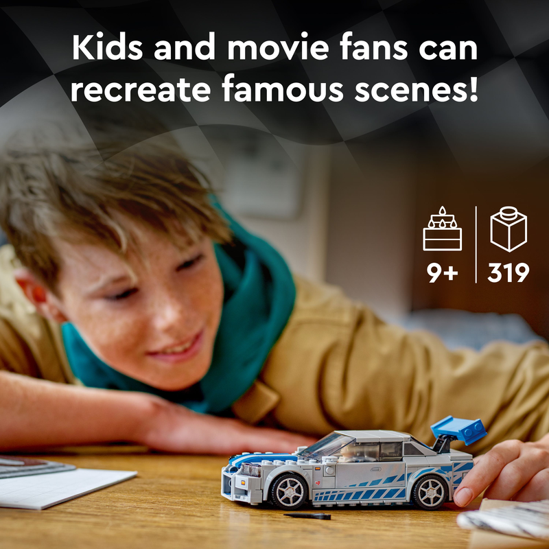 LEGO 76917 Speed Champions 2 Fast 2 Furious Nissan Skyline GT-R (R34)