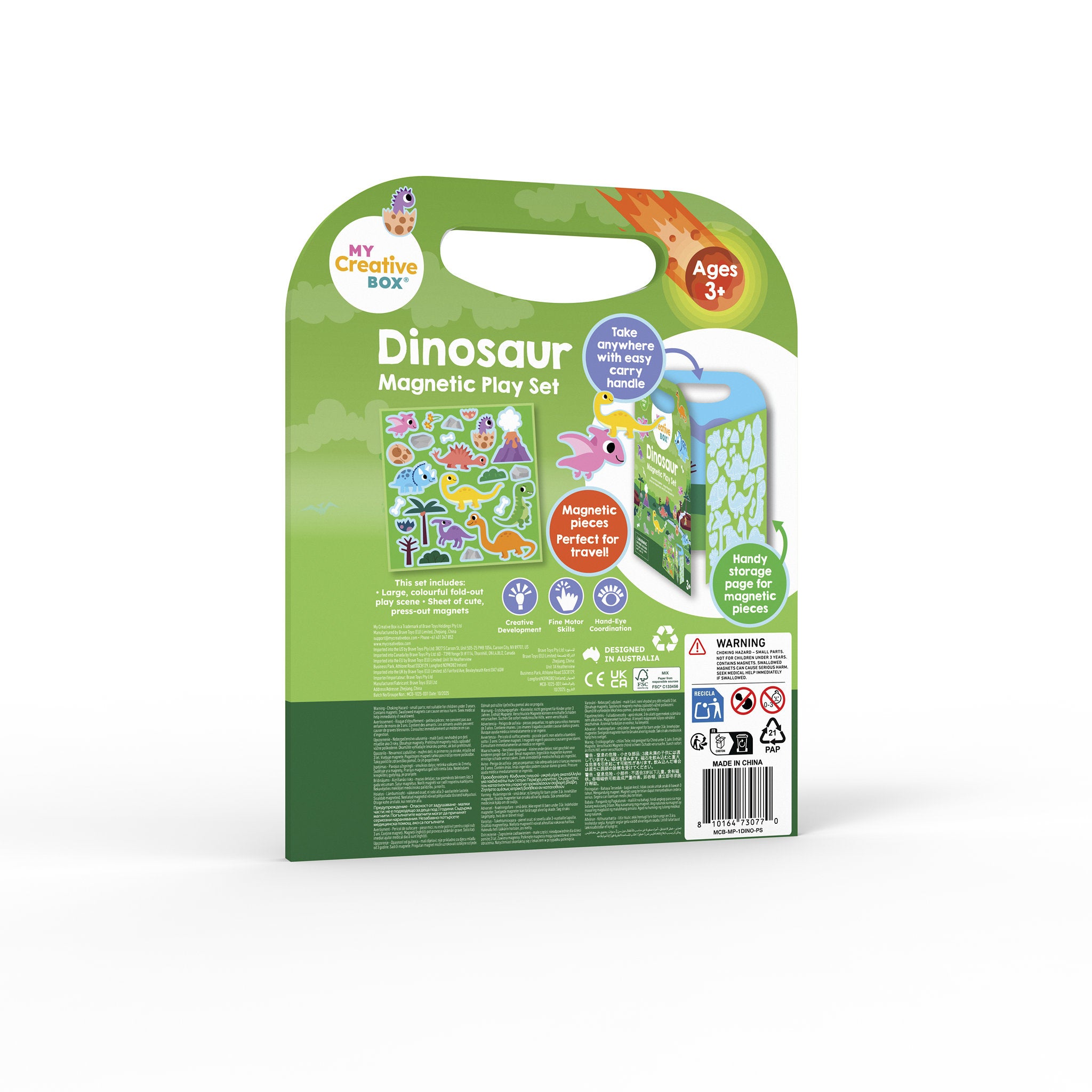 My Creative Box Dinosaur Magnetic Playset
