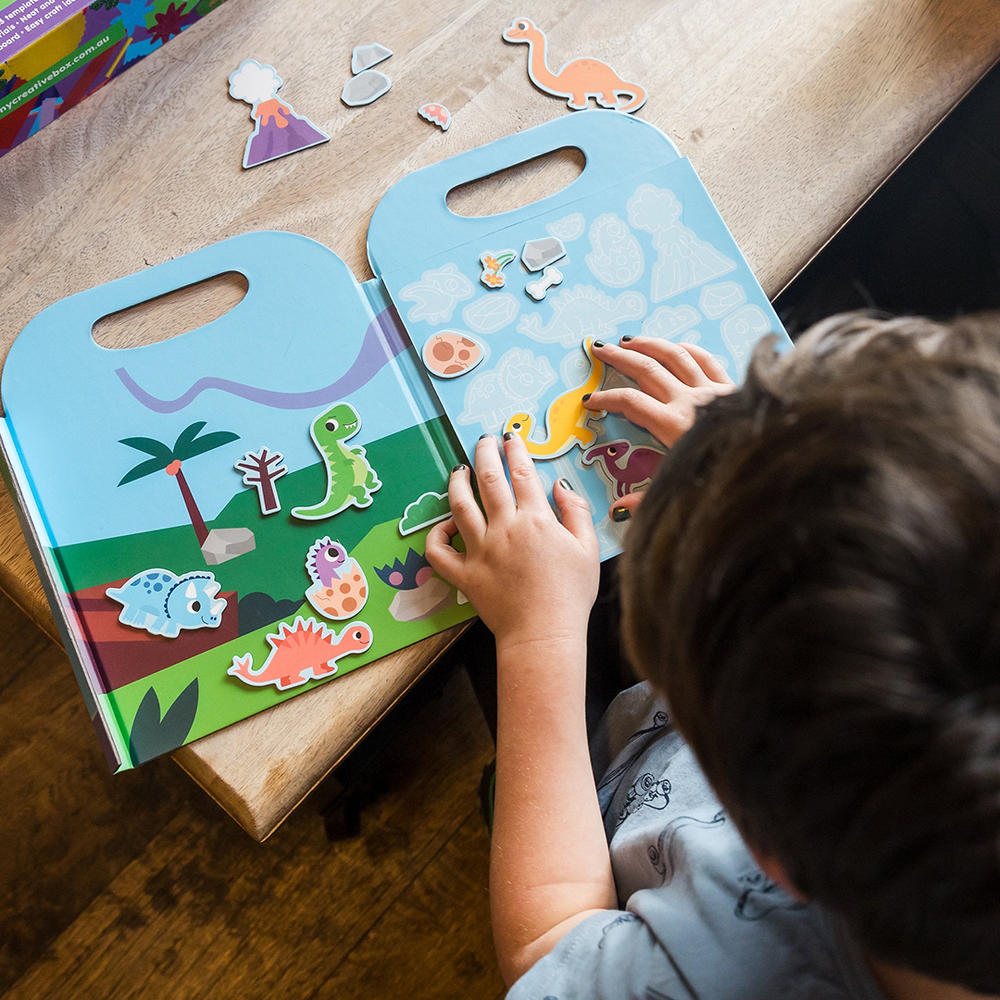 My Creative Box Dinosaur Magnetic Playset