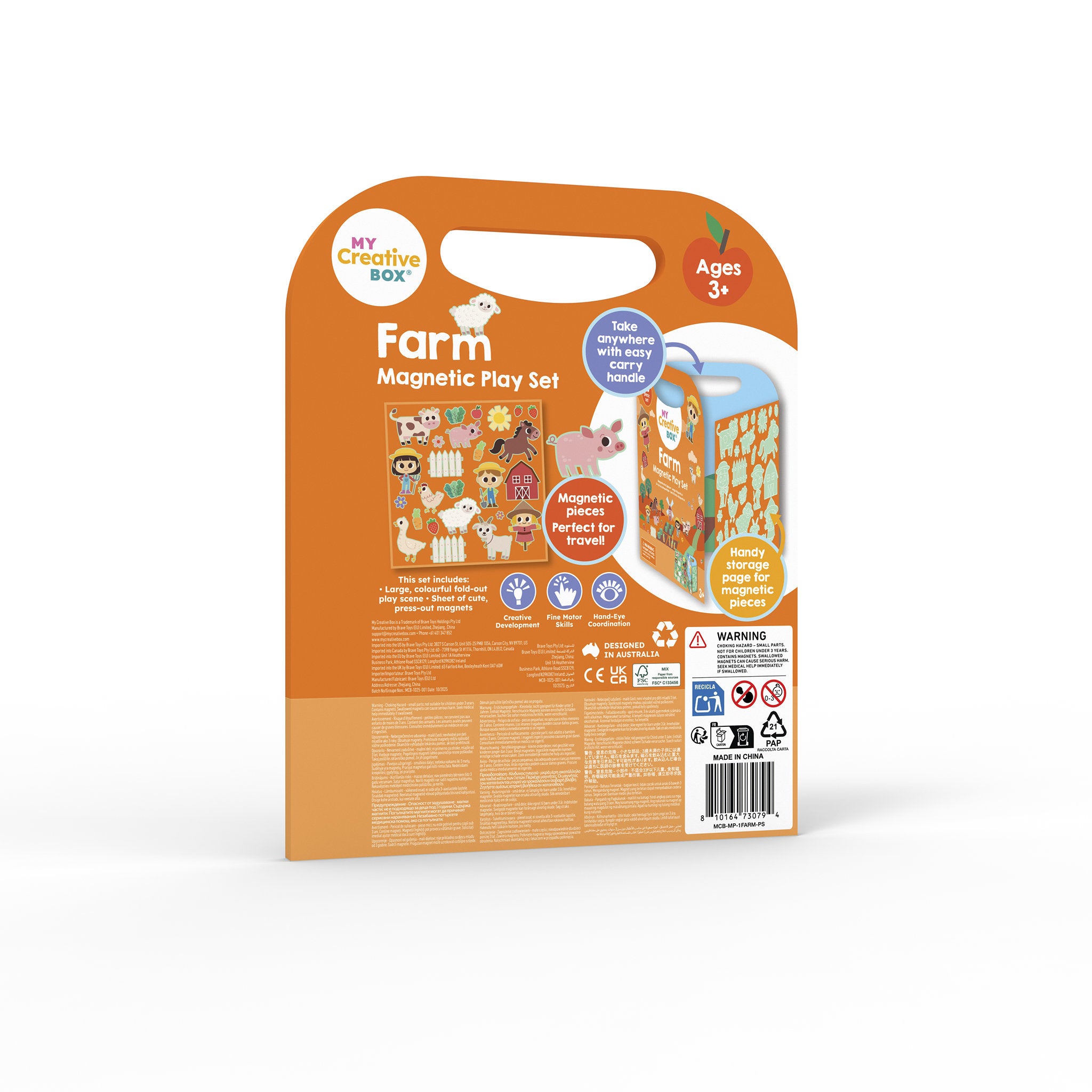 My Creative Box Farm Magnetic Playset