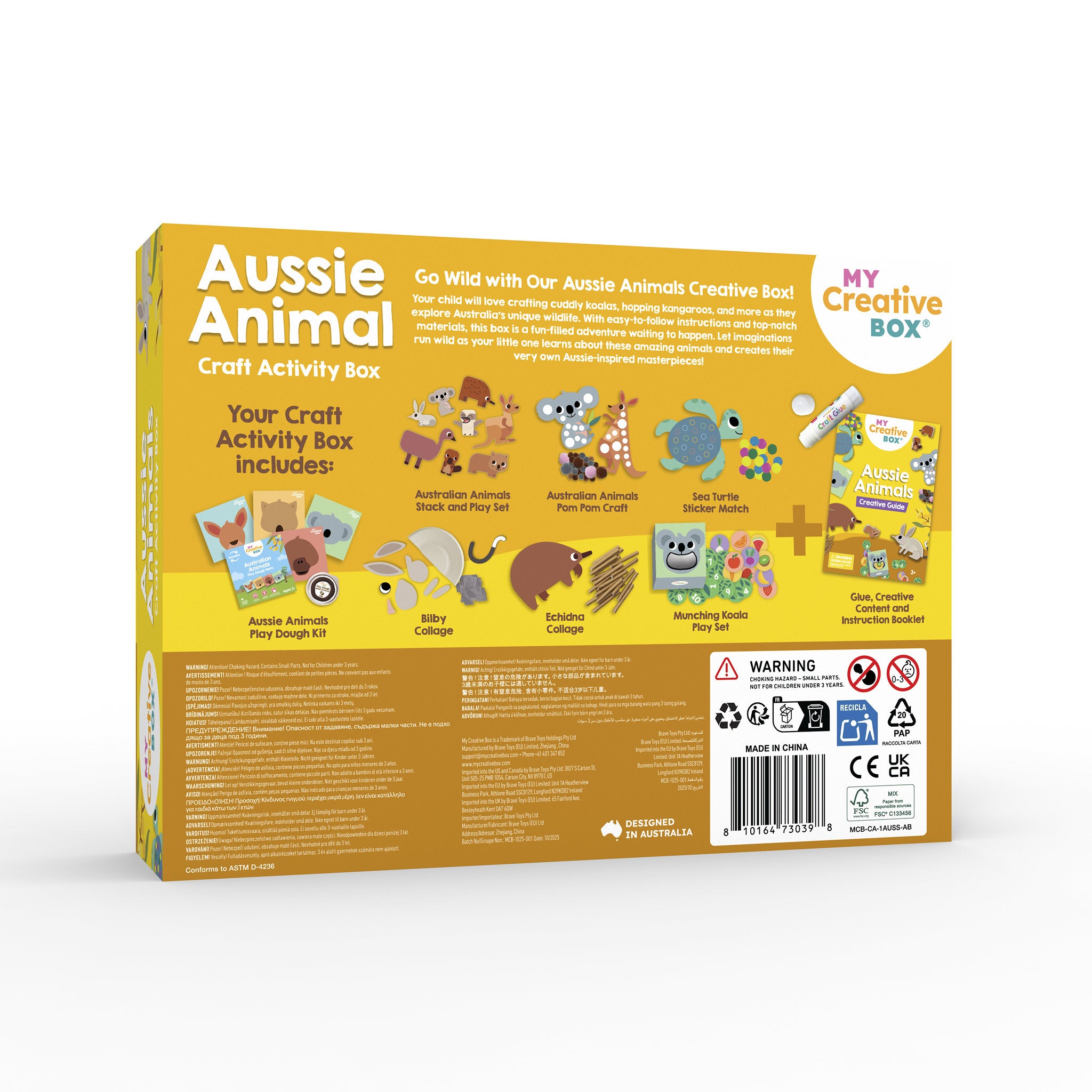 My Creative Box Aussie Animals Craft Activity Box