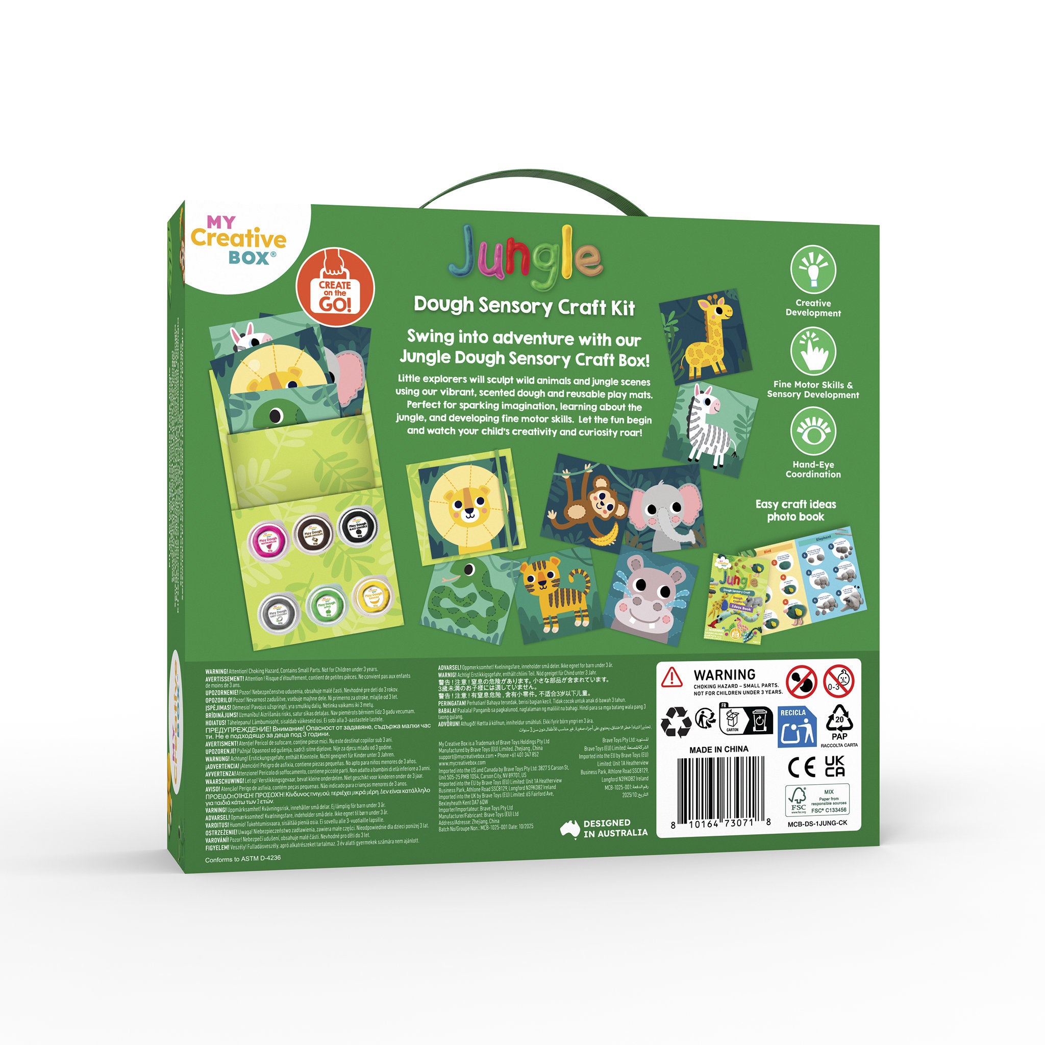 My Creative Box - Jungle Dough Sensory Kit