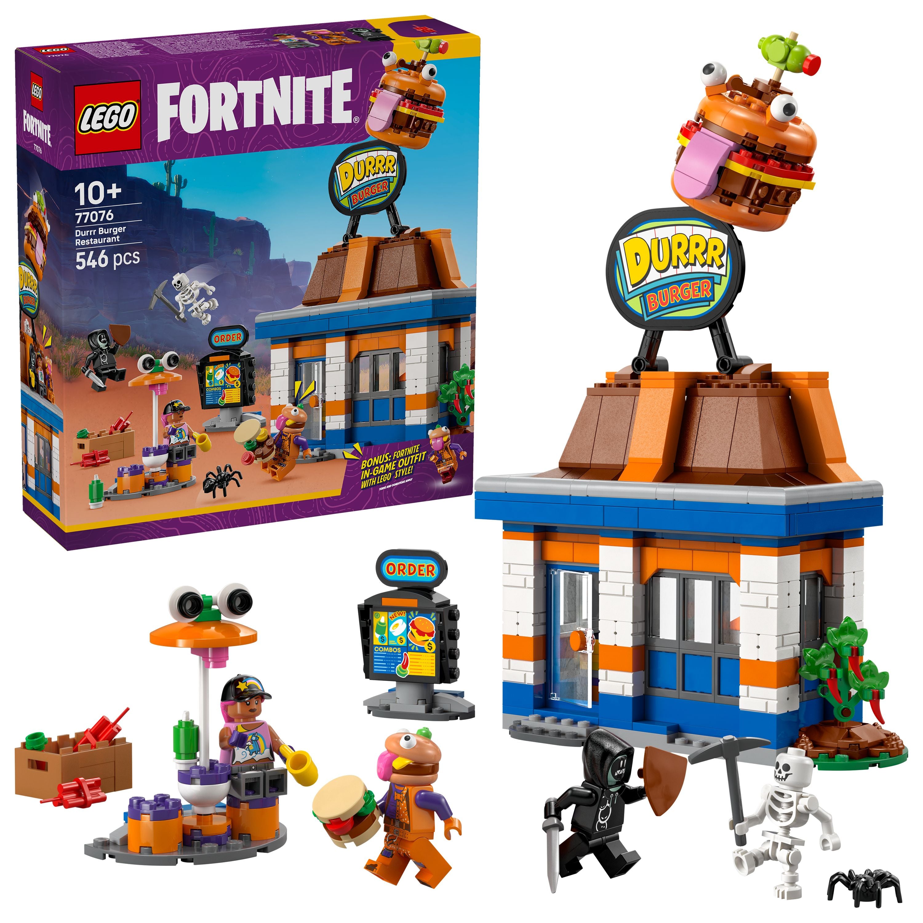 LEGO 77076 Fortnite Durrr Burger Restaurant