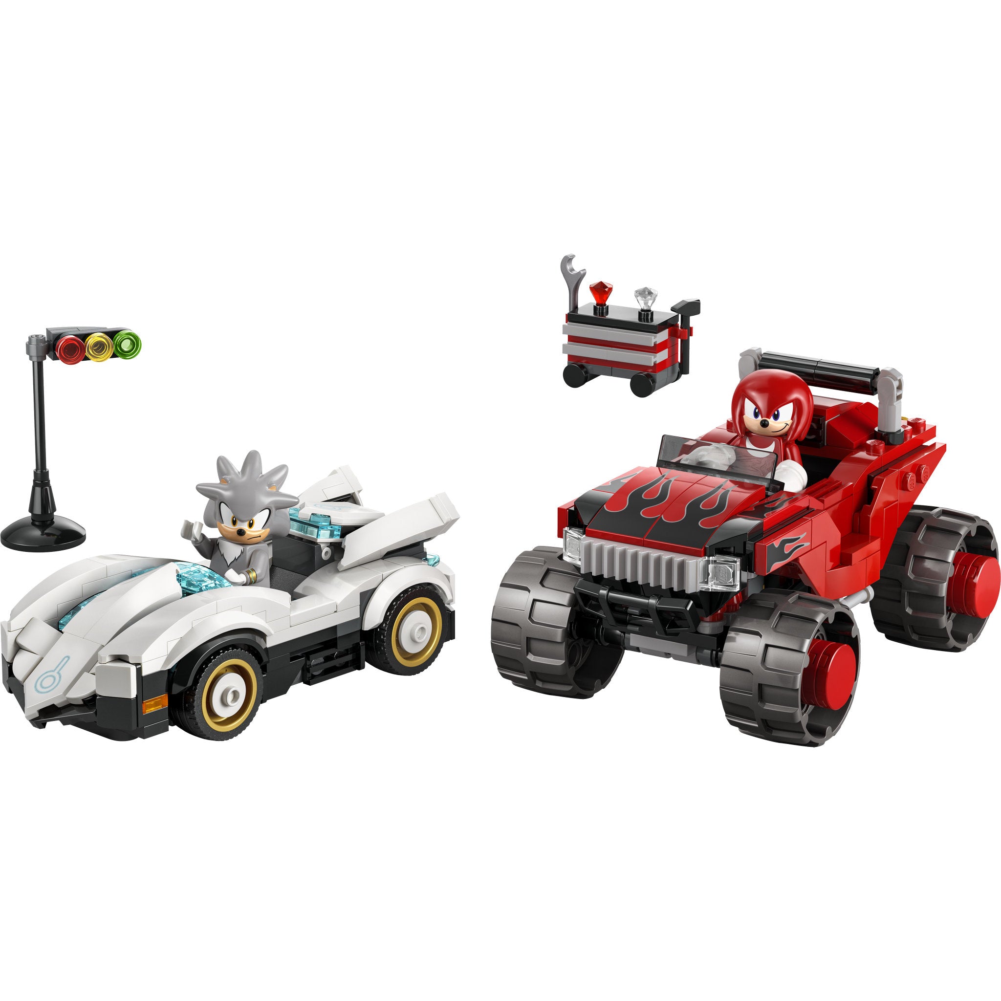 LEGO 77118 Sonic The Hedgehog Silver's Car vs. Knuckles' Monster Truck - Toyworld Australia