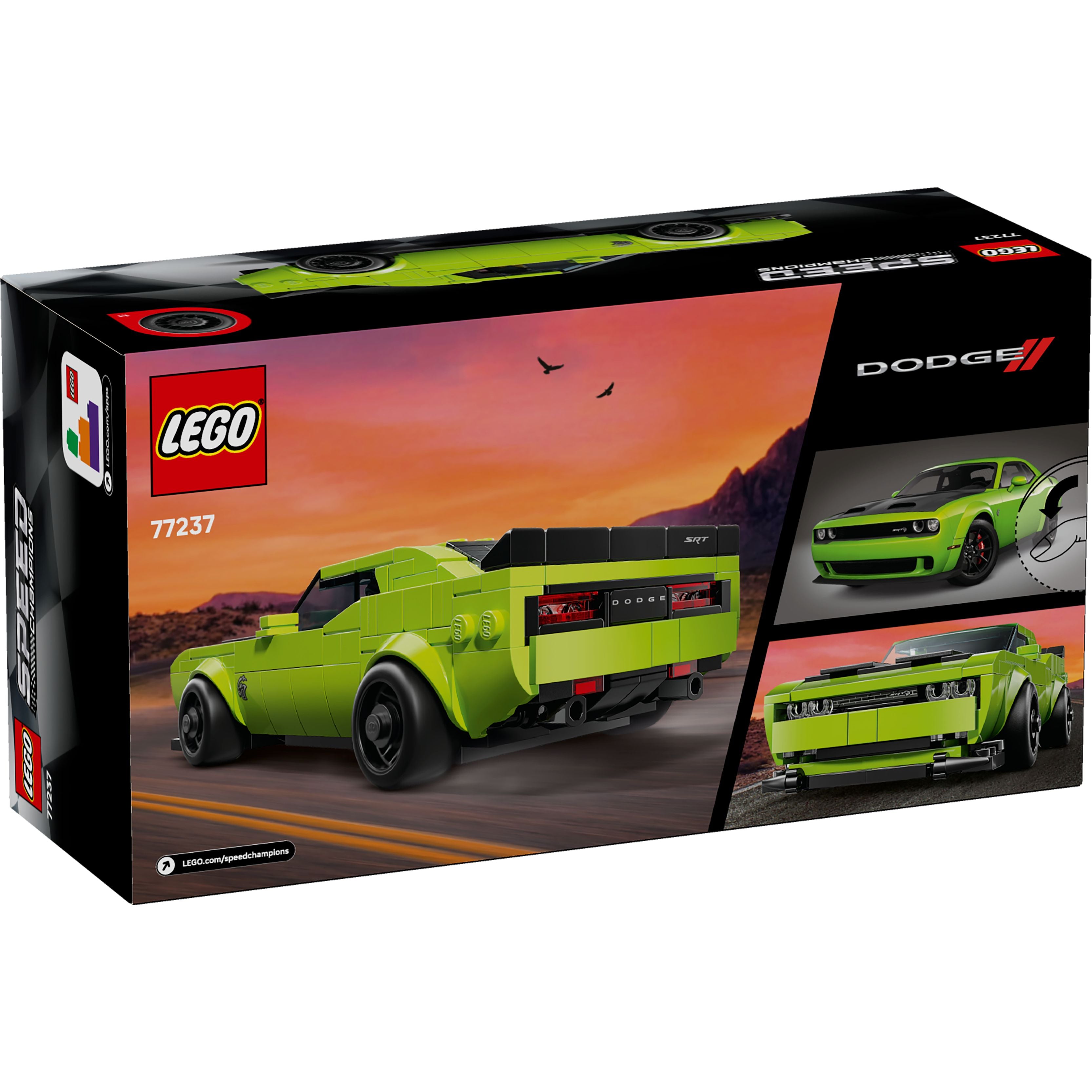 LEGO 77237 Speed Champions Dodge Challenger SRT Hellcat Sports Car