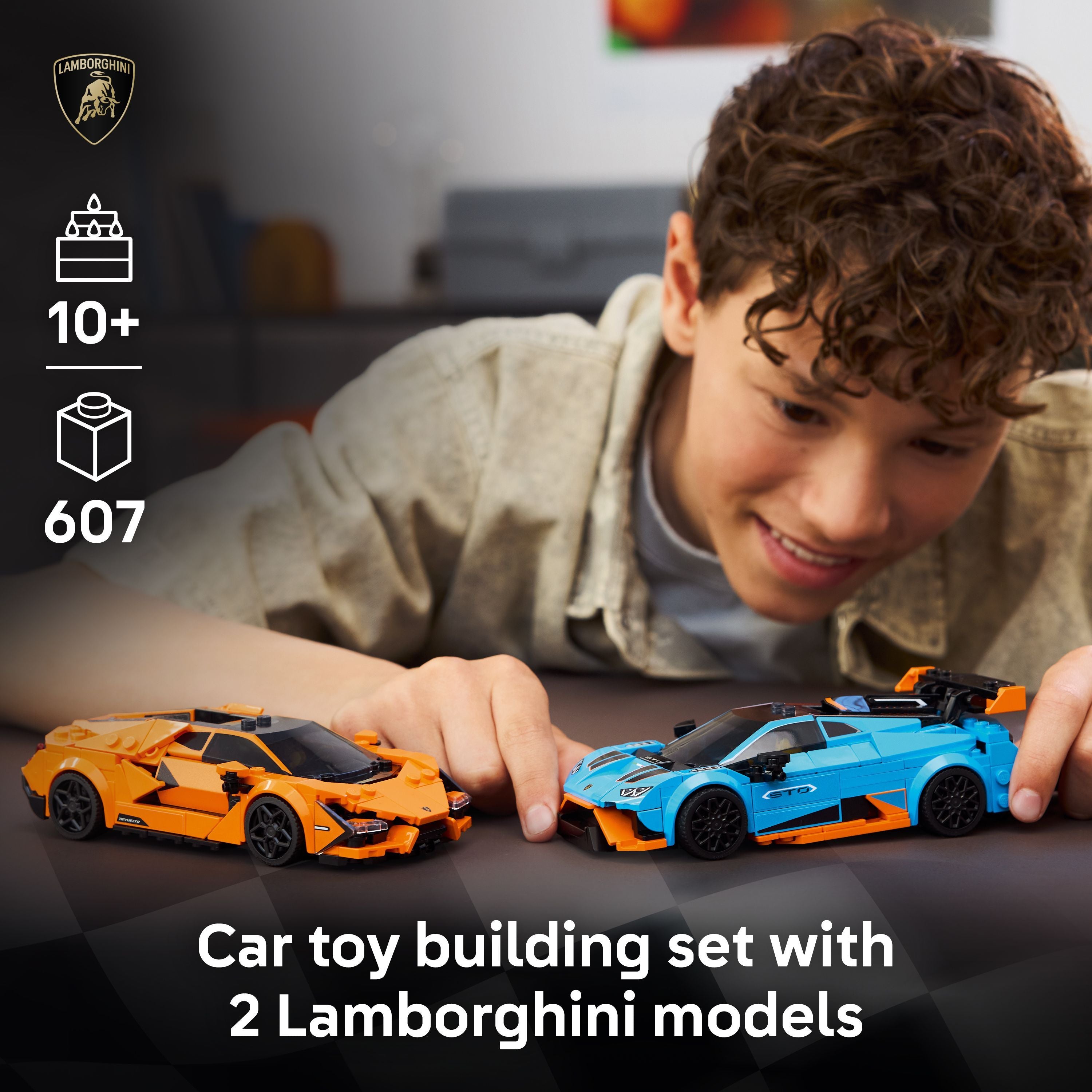 LEGO 77238 Speed Champions Lamborghini Revuelto & Huracán STO