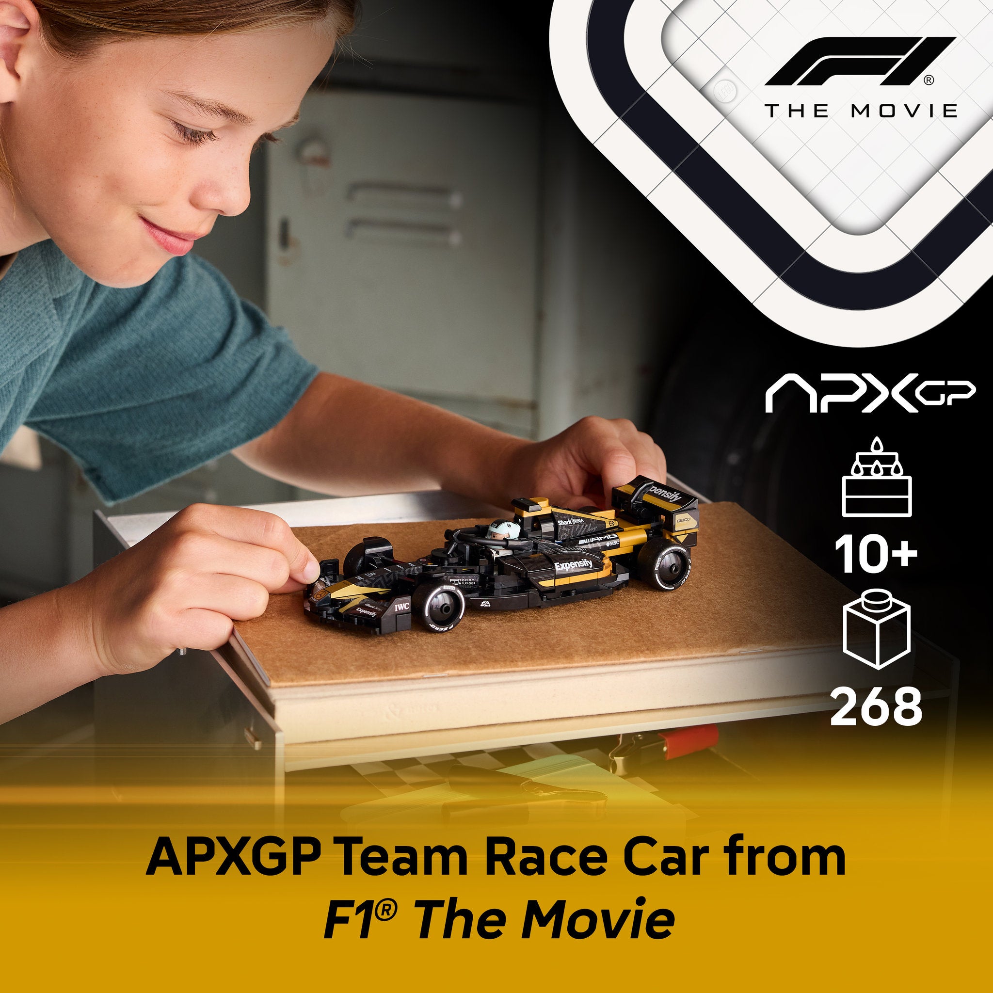 LEGO 77252 Speed Champions APXGP Team Race Car from F1 The Movie