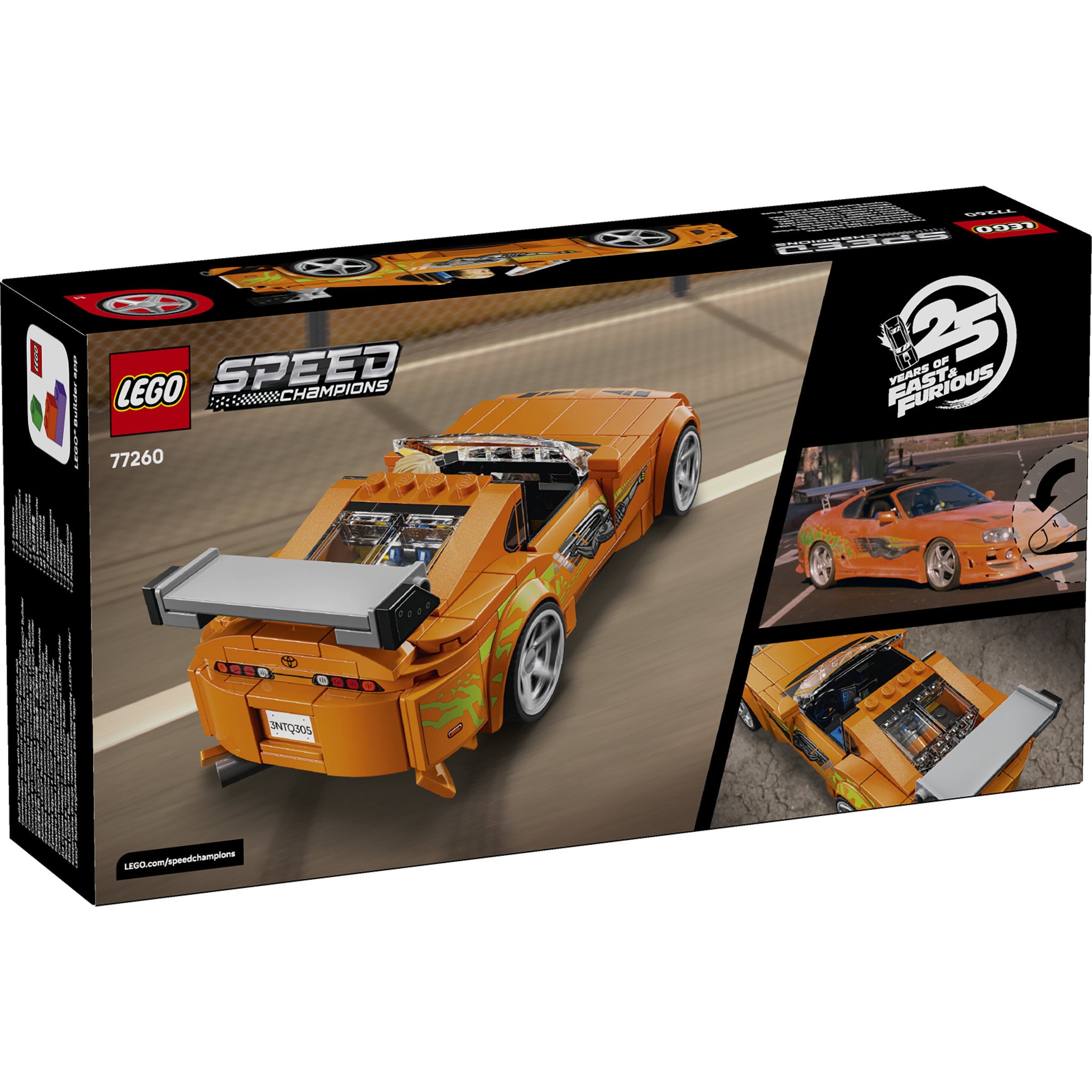 LEGO 77260 Speed Champions The Fast And Furious Toyota Supra MK4