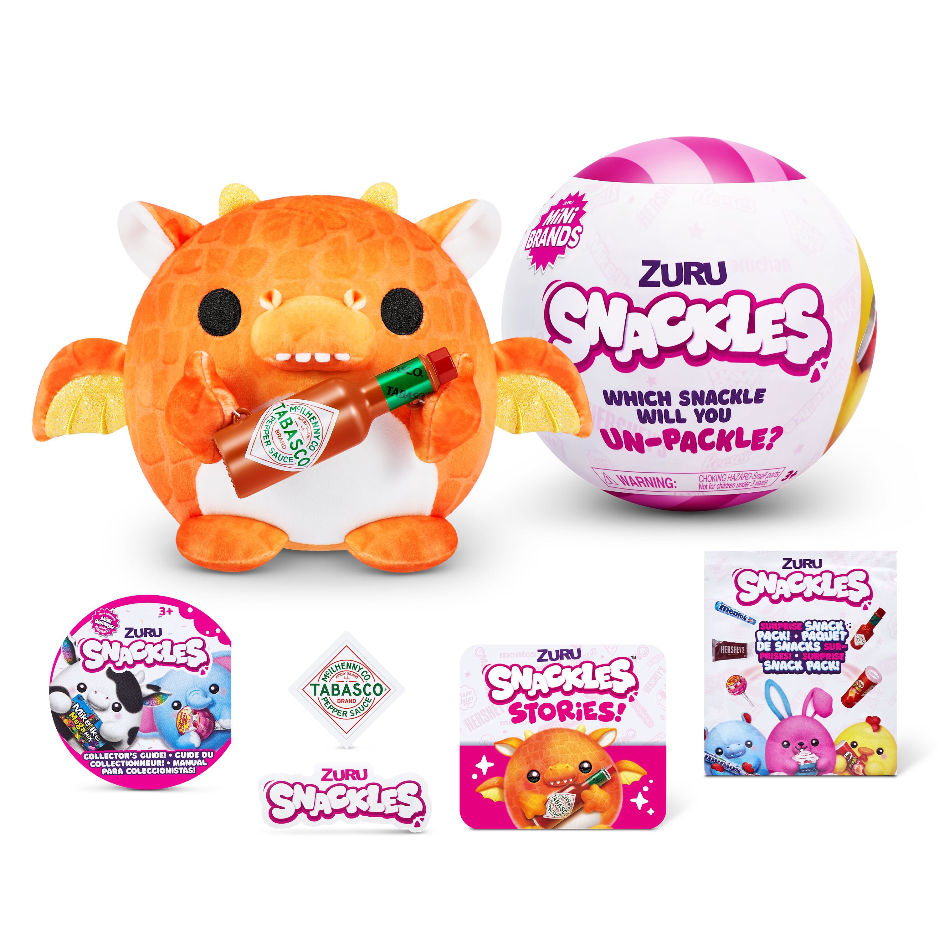 ZURU Snackles Small Plush S1 Assorted Styles