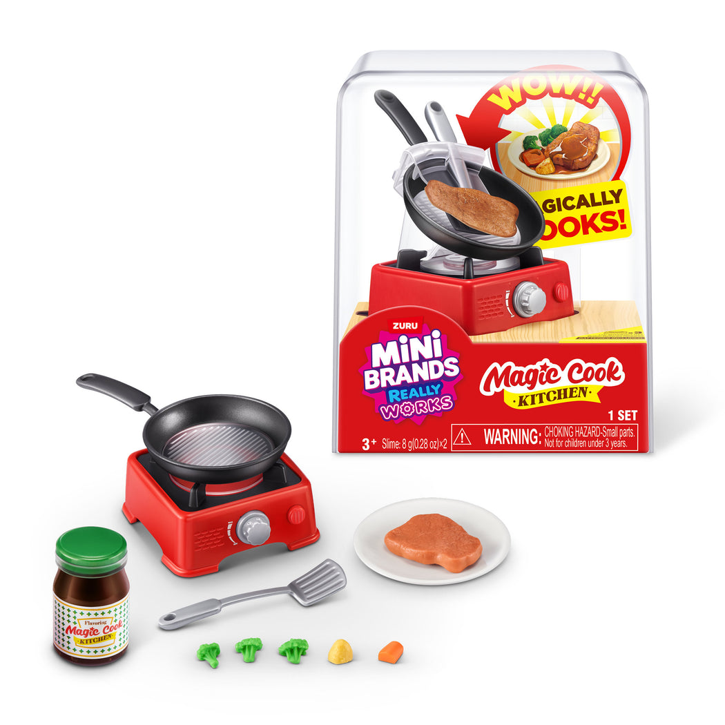 ZURU Mini Brands Magic Cook Kitchen S1 Steak With Pan - 2