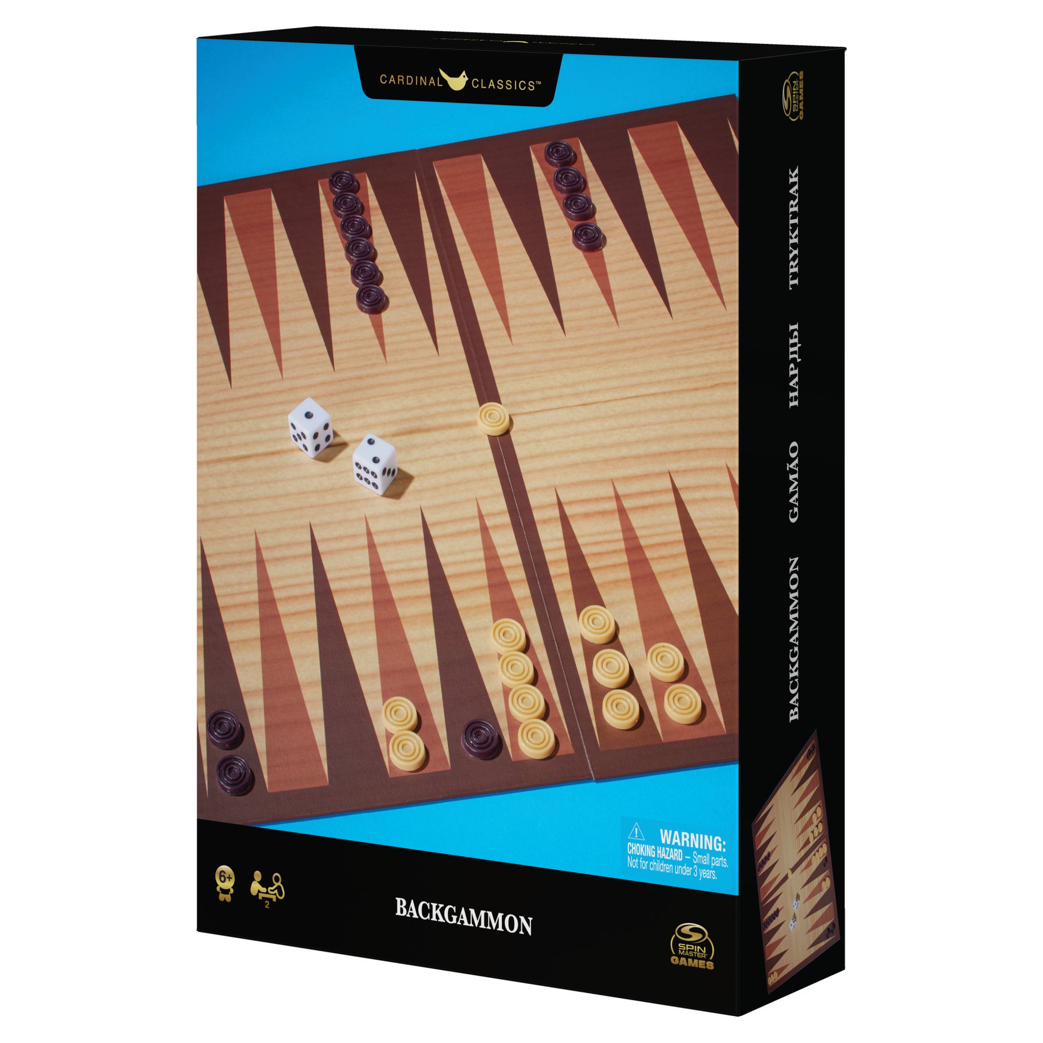 Cardinal Classic Games Backgammon